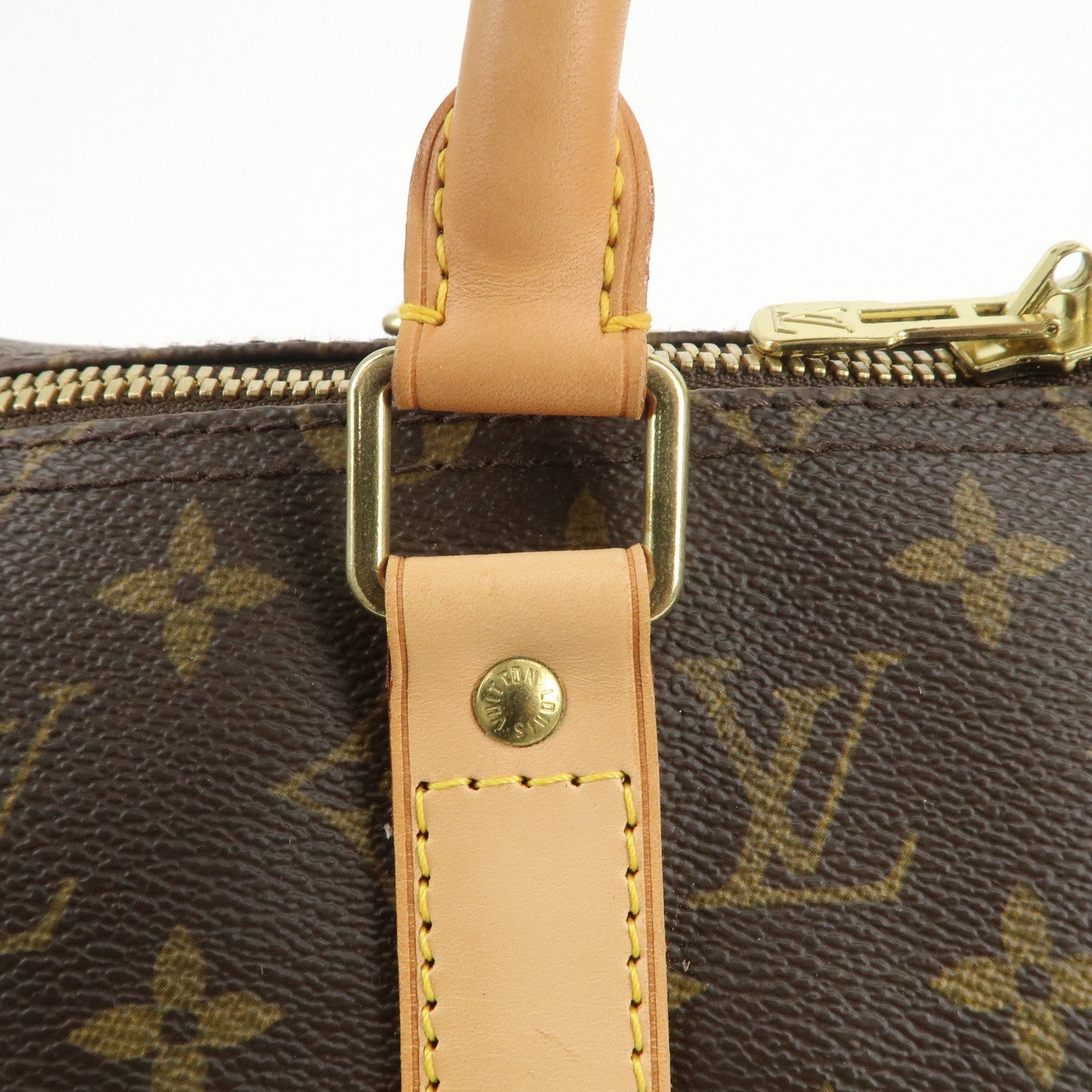 Louis Vuitton Monogram Keep All Bandouliere 50 Boston Bag M41416
