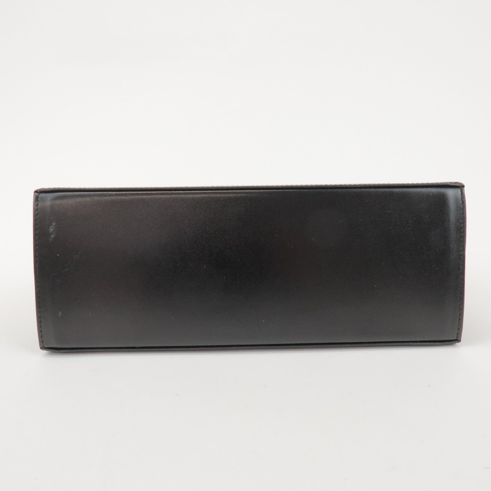 Ferragamo Gancini Calf Leather 2Way Bag Hand Shoulder Bag Black