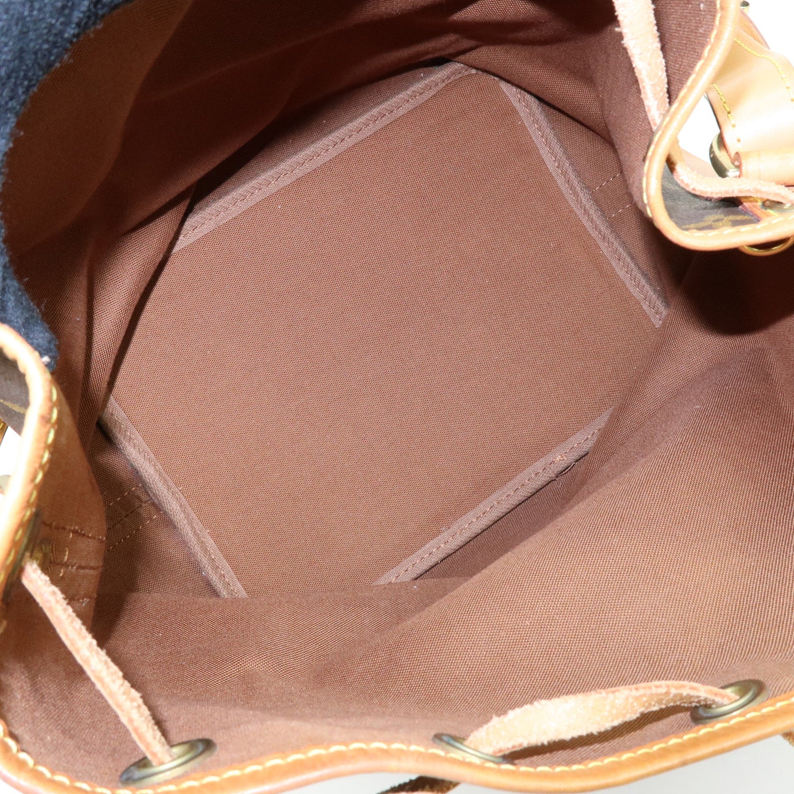 Louis Vuitton Monogram Petit Noe Shoulder Bag Brown M42226