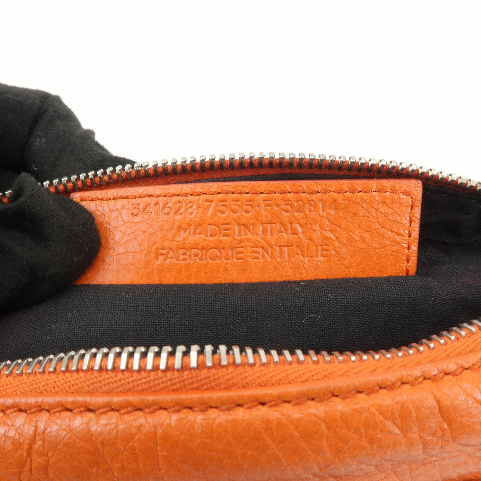 BALENCIAGA Neo Lift Leather Body Bag Crossbody Bag Orange 341628