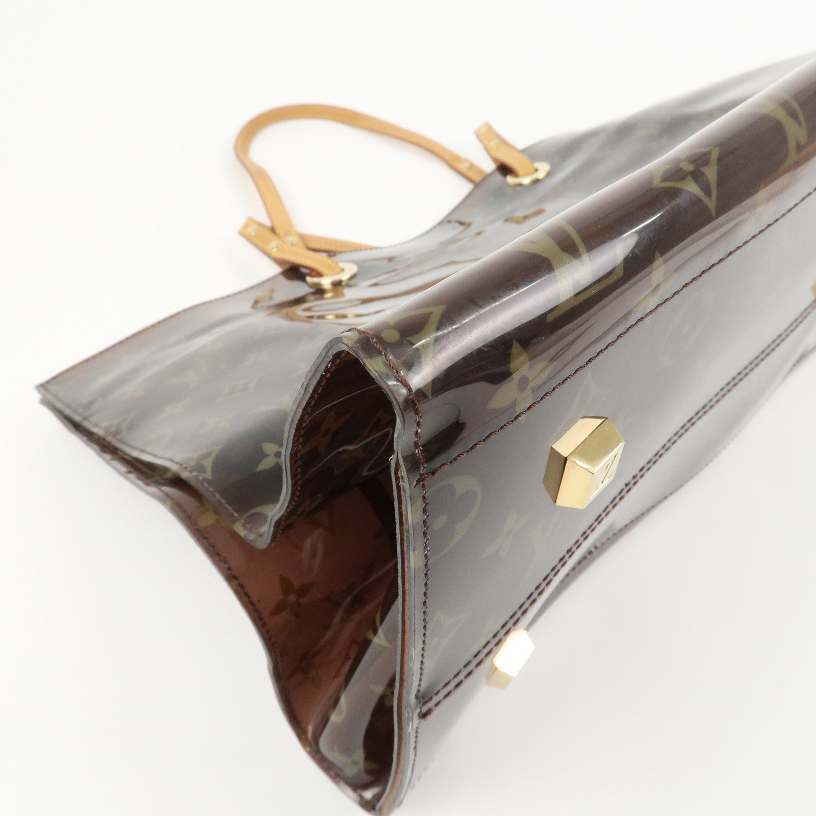 Louis Vuitton Monogram Cabas Cruise Vinyl Tote Bag Brown M50500