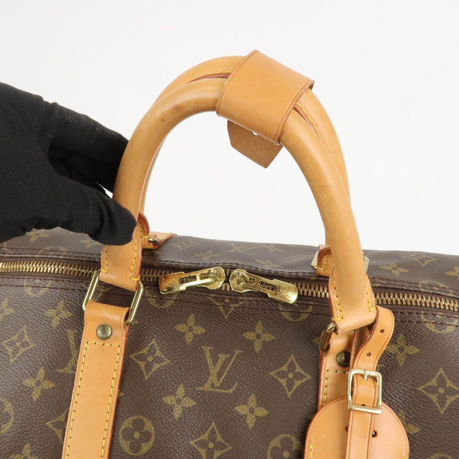Louis Vuitton Monogram Keep All Bandouliere 55 Boston Bag M41414