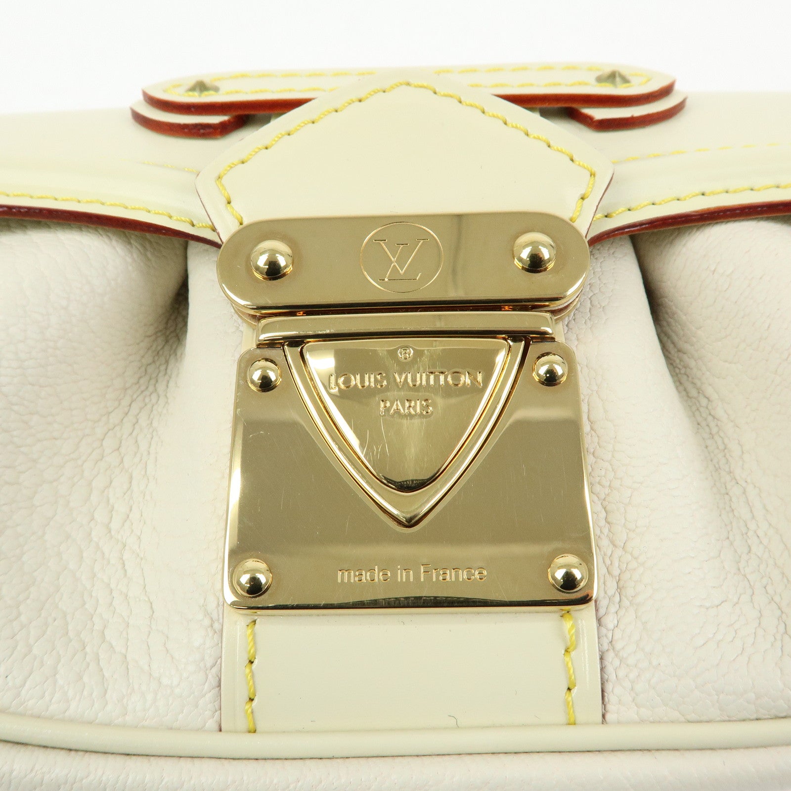 Louis Vuitton Suhali Le Precieux Leather Hand Bag Blanc M91774