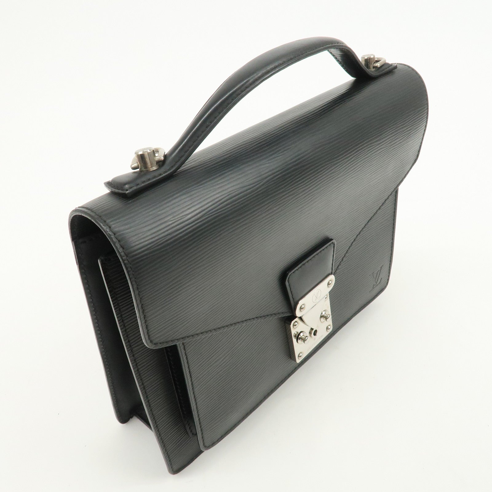 Louis Vuitton Epi Monceau 2Way Shoulder Bag Hand Bag Noir M52122