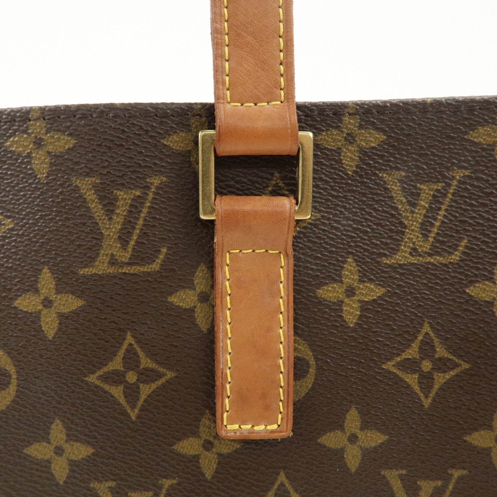 Louis Vuitton Monogram Luco Tote Bag Hand Bag Brown M51155 Used