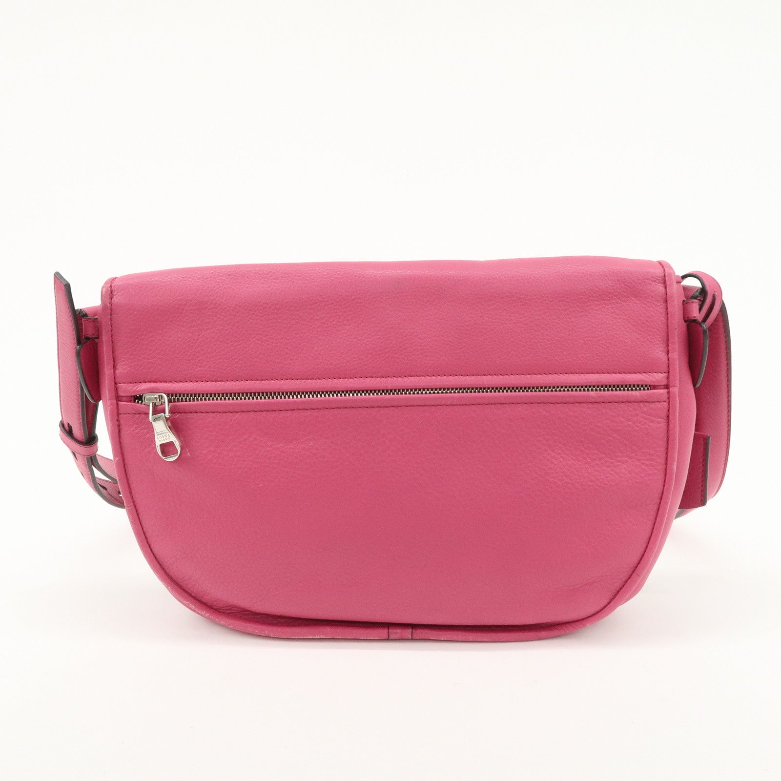 LOEWE Heritage Leather Shoulder Bag Crossbody Bag Pink