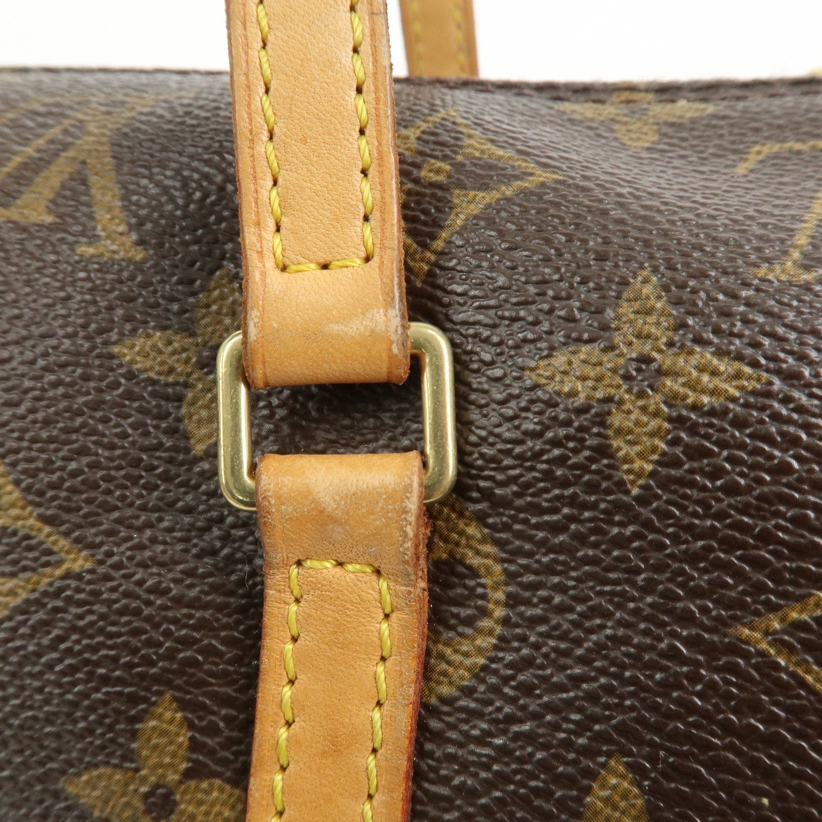 Louis Vuitton Monogram Papillon 30 Hand Bag Brown M51385