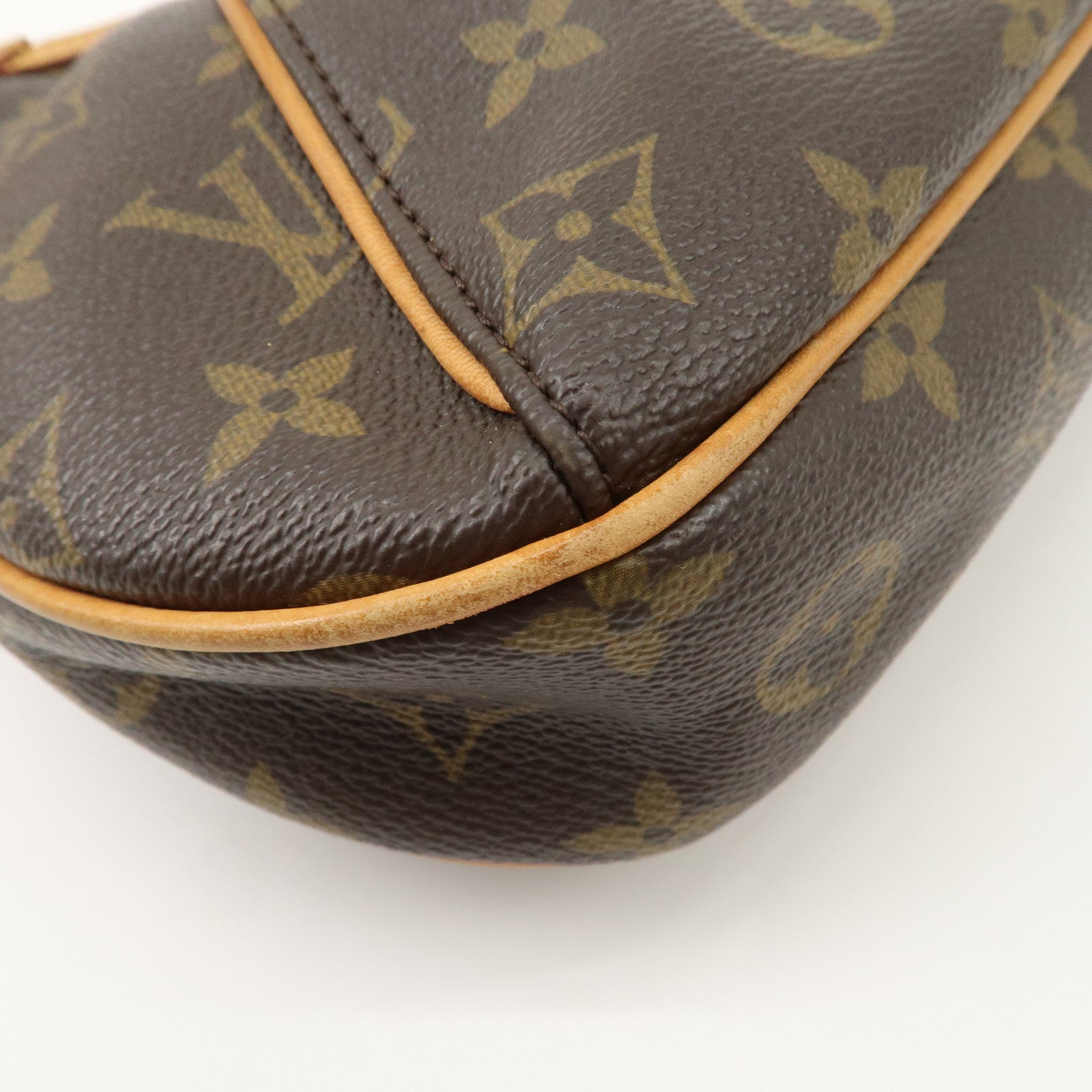 Louis Vuitton Monogram Thames PM Shoulder Bag Brown M56384 Used