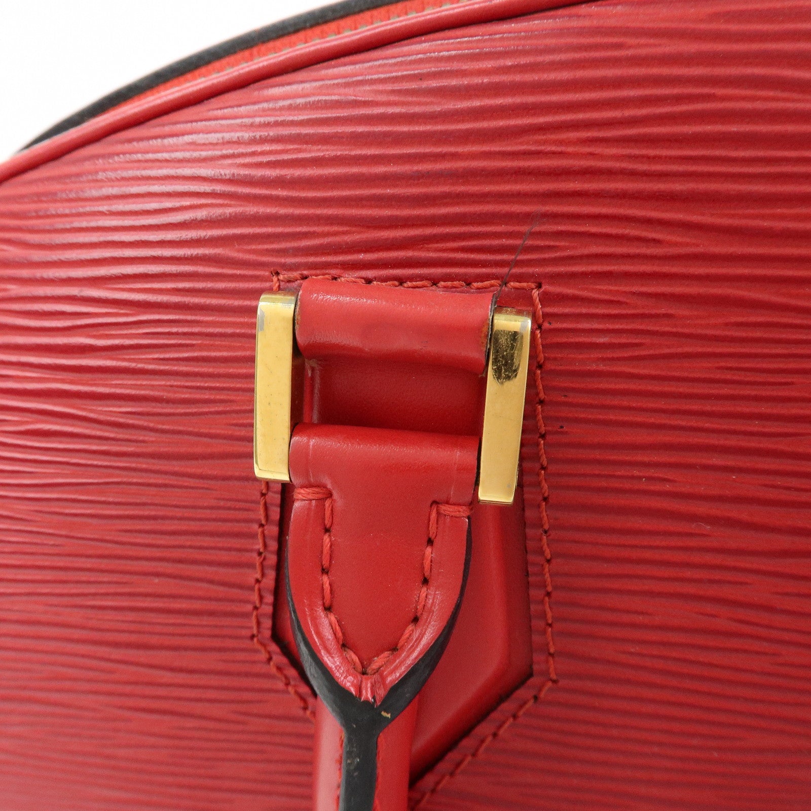 Louis Vuitton Epi Leather Jasmine Hand Bag Castilian Red M52087