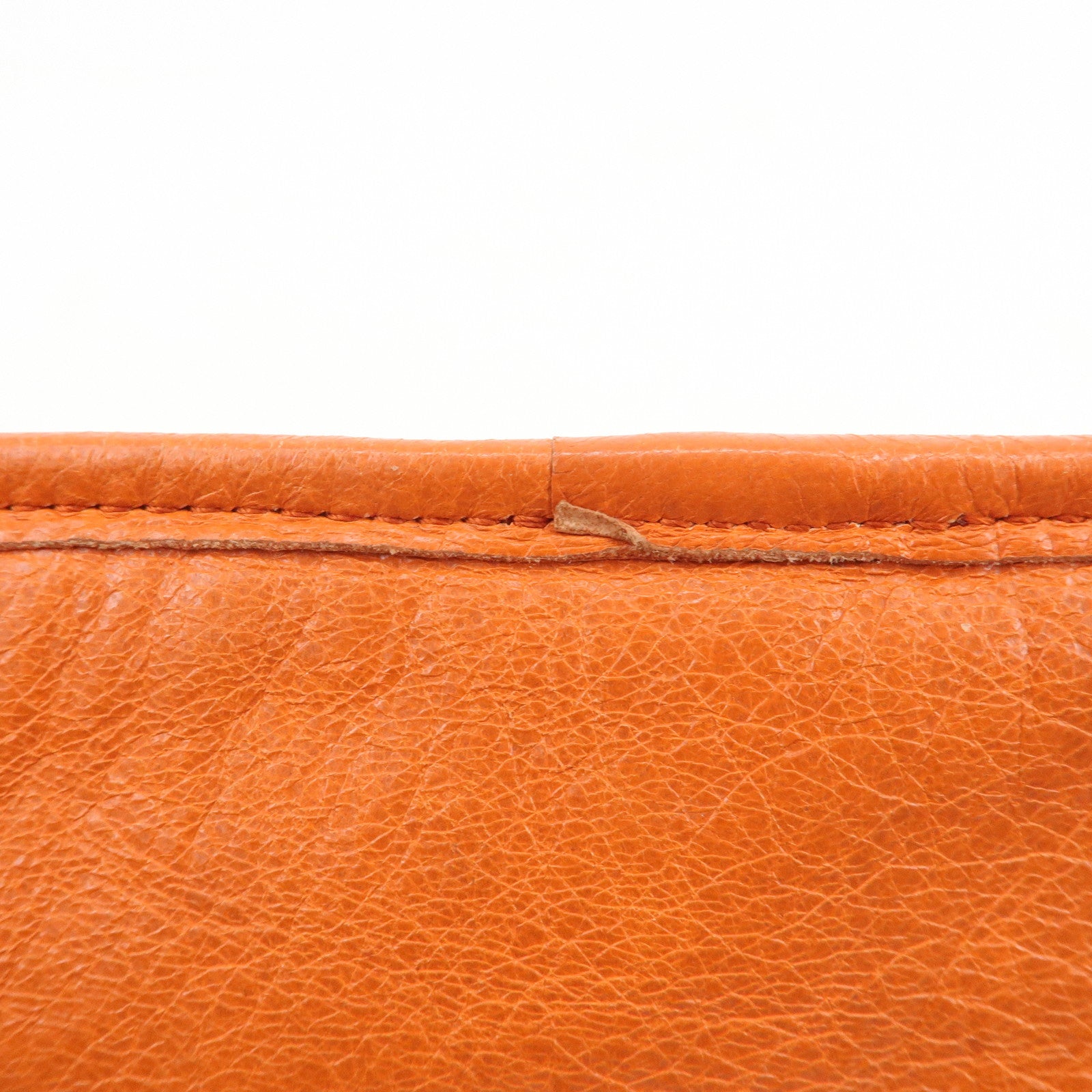 BALENCIAGA Neo Lift Leather Body Bag Crossbody Bag Orange 341628