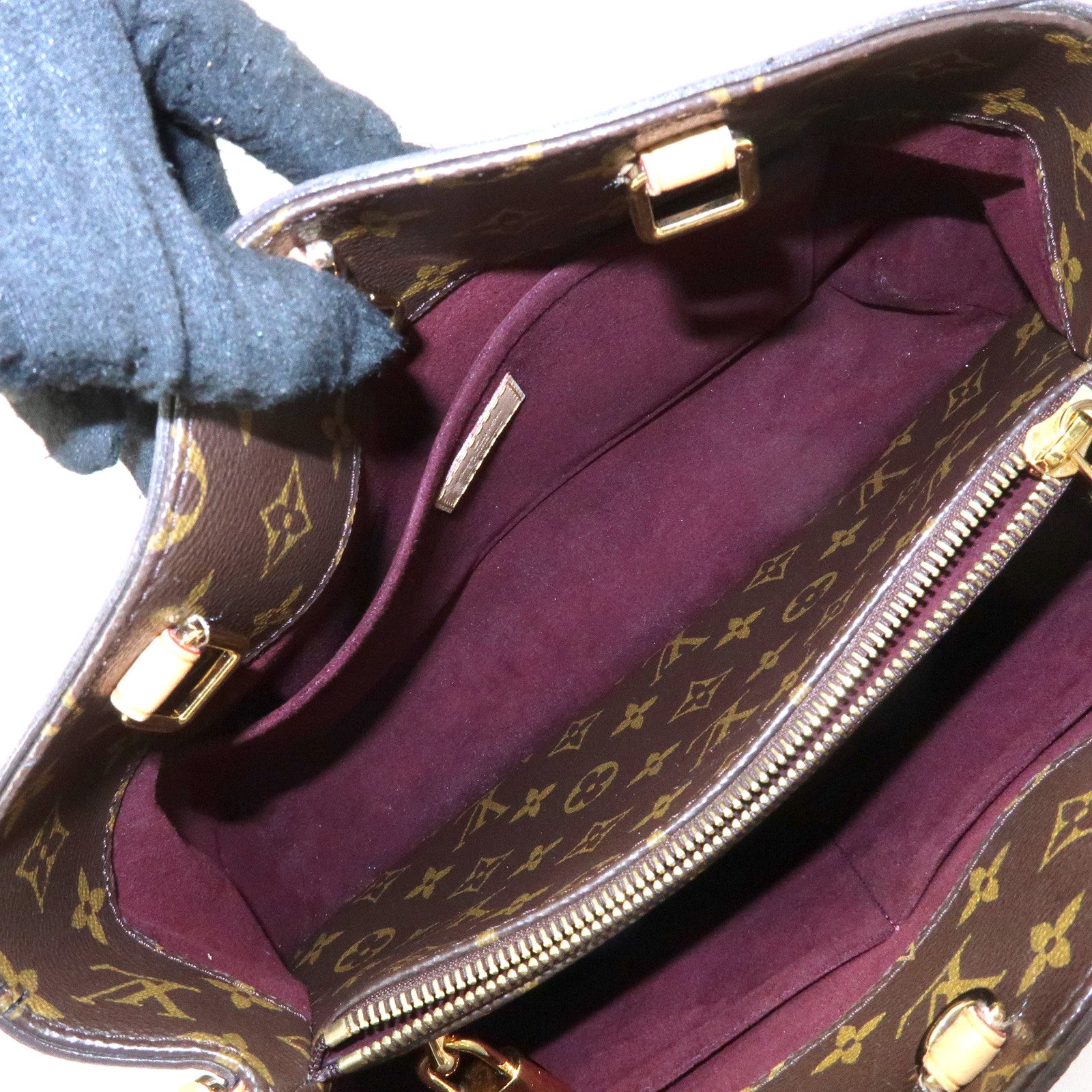 Louis Vuitton Monogram Montaigne BB 2Way Bag Hand Bag Brown M41055