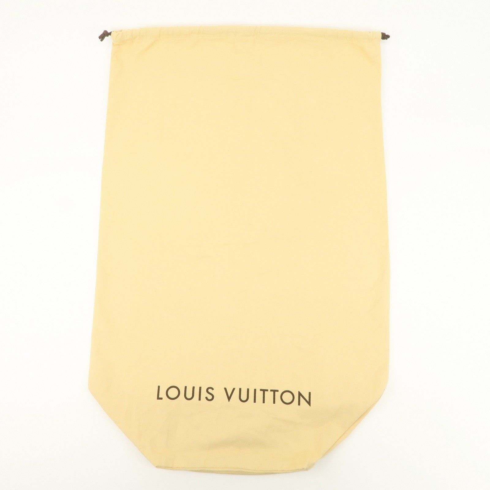 Louis Vuitton Set of 10 Dust Bag Storage Bag Drawstring Style Beige Used