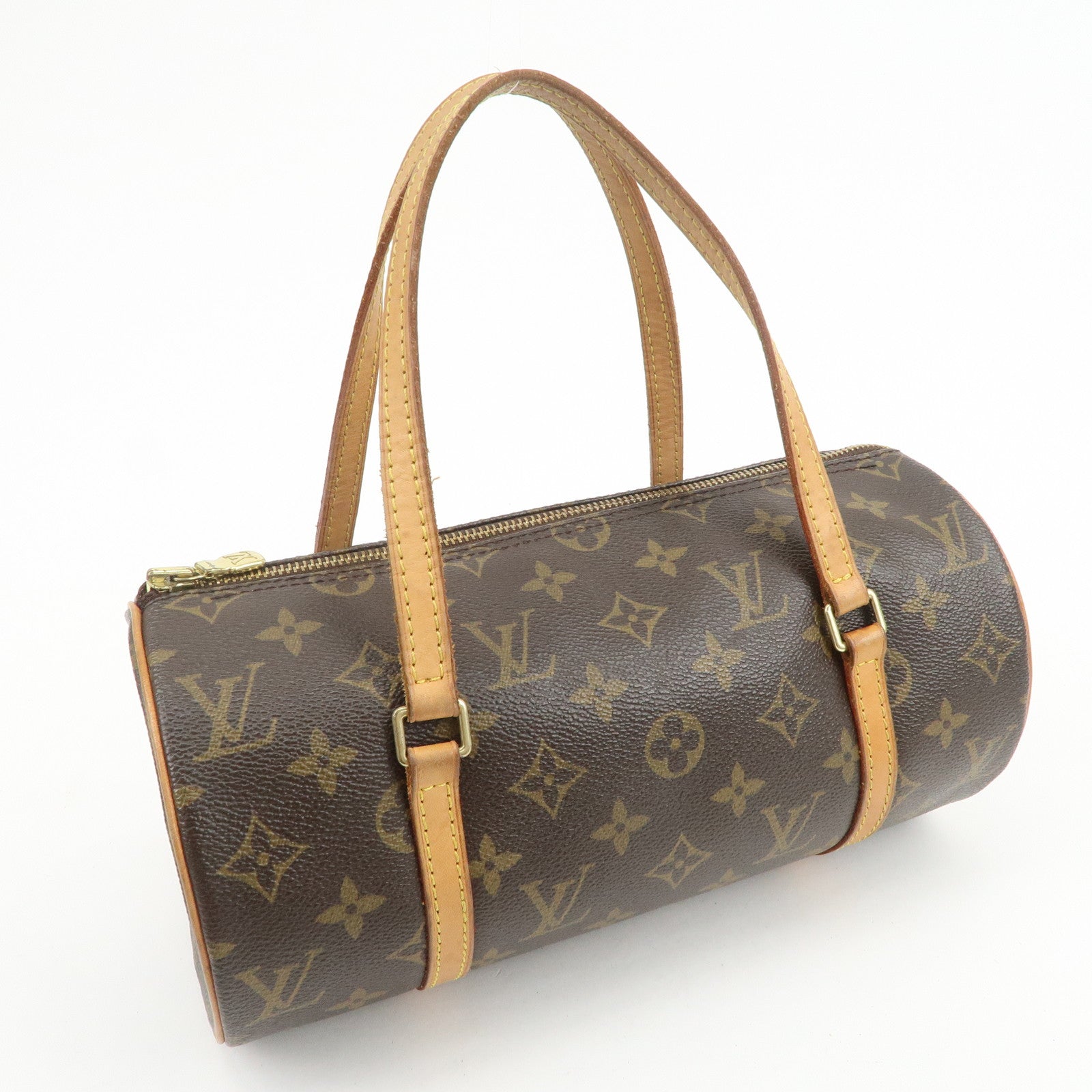Louis Vuitton Monogram Papillon 26 Hand Bag Brown M51386