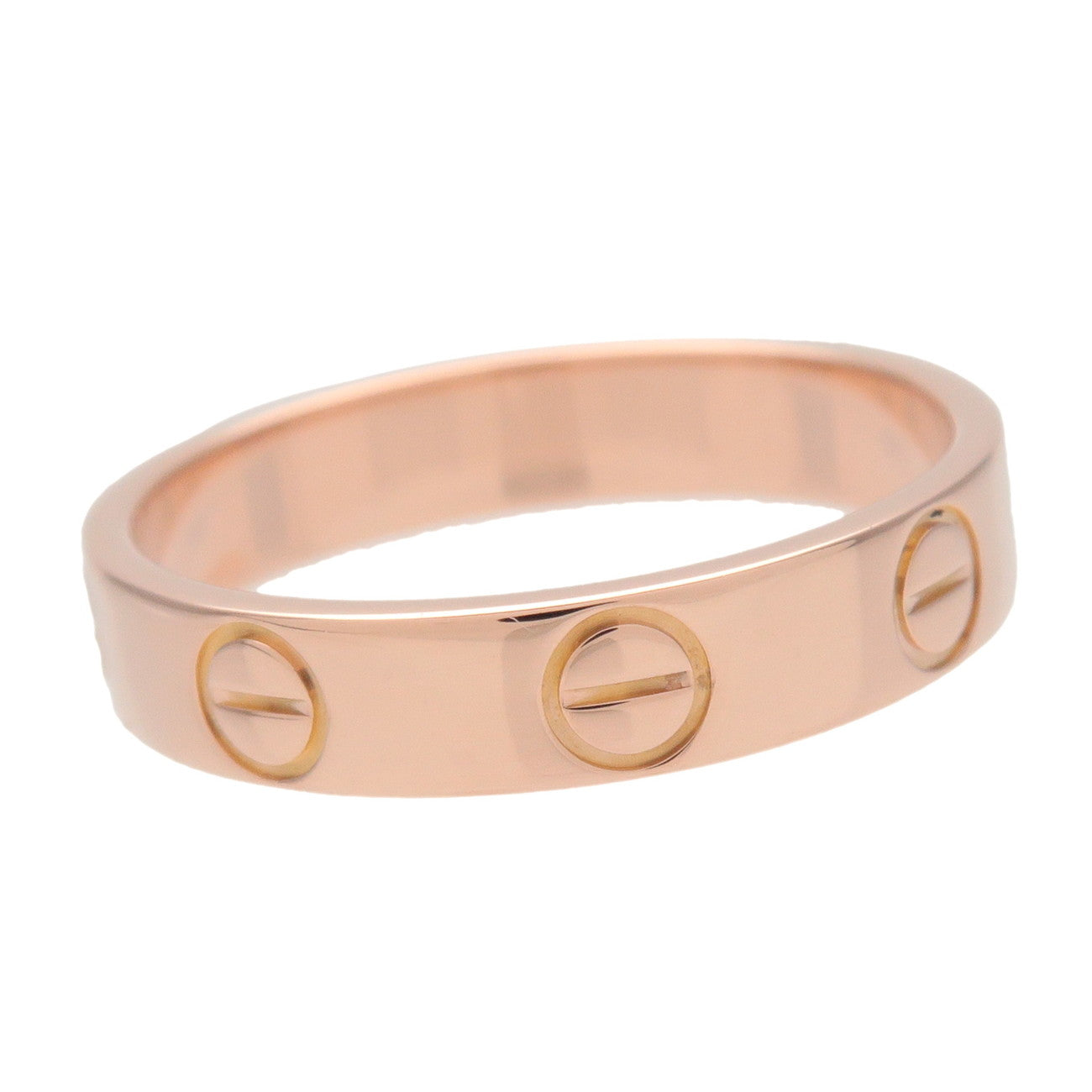 Cartier Mini Love Ring K18 750PG Rose Gold #47 US4.5 EU47 HK8.5