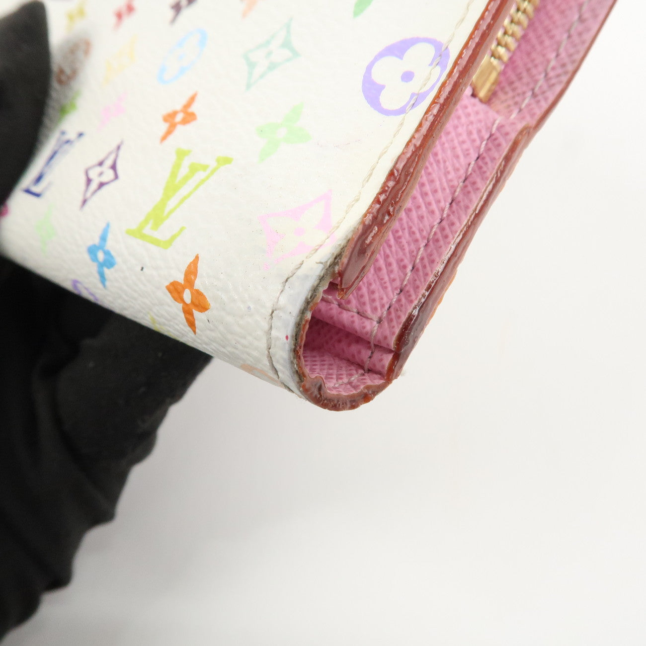 Louis Vuitton Monogram Portefeuille Insolite Wallet Blanc M93751 Used