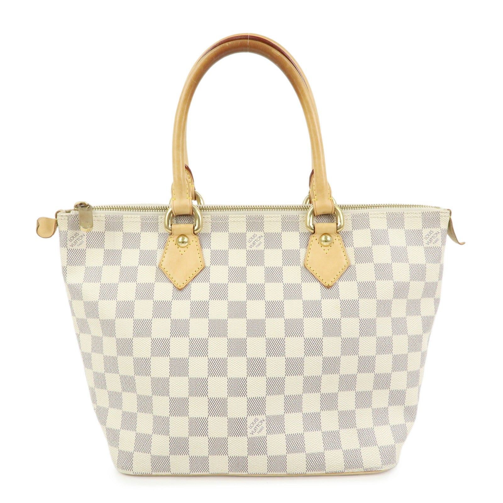 Louis Vuitton Damier Azur Saleya PM Tote Bag Hand Bag N51186