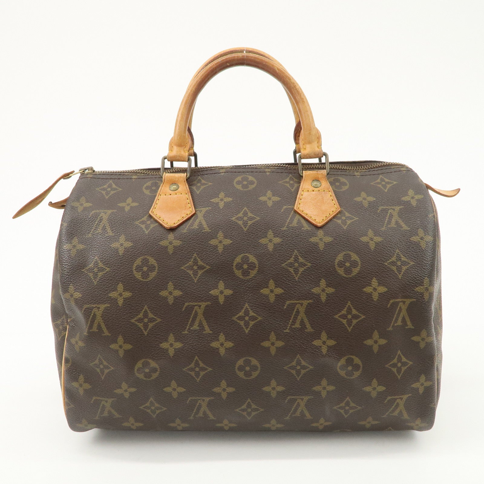 Louis Vuitton Monogram Speedy 30 Hand Bag Boston Bag M41526 Used