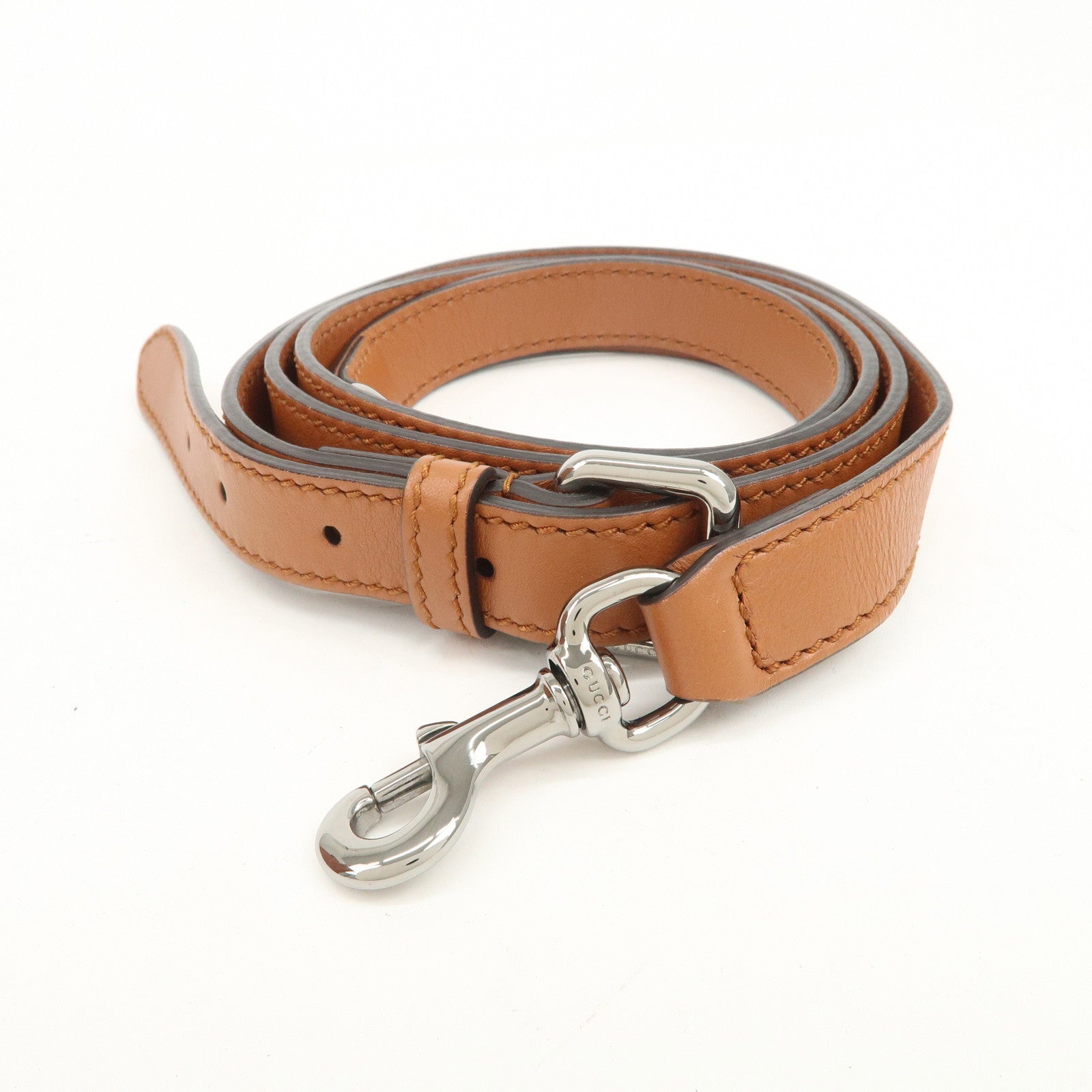 GUCCI Guccissima Interlocking G 2Way Bag Hand Bag Brown 341503