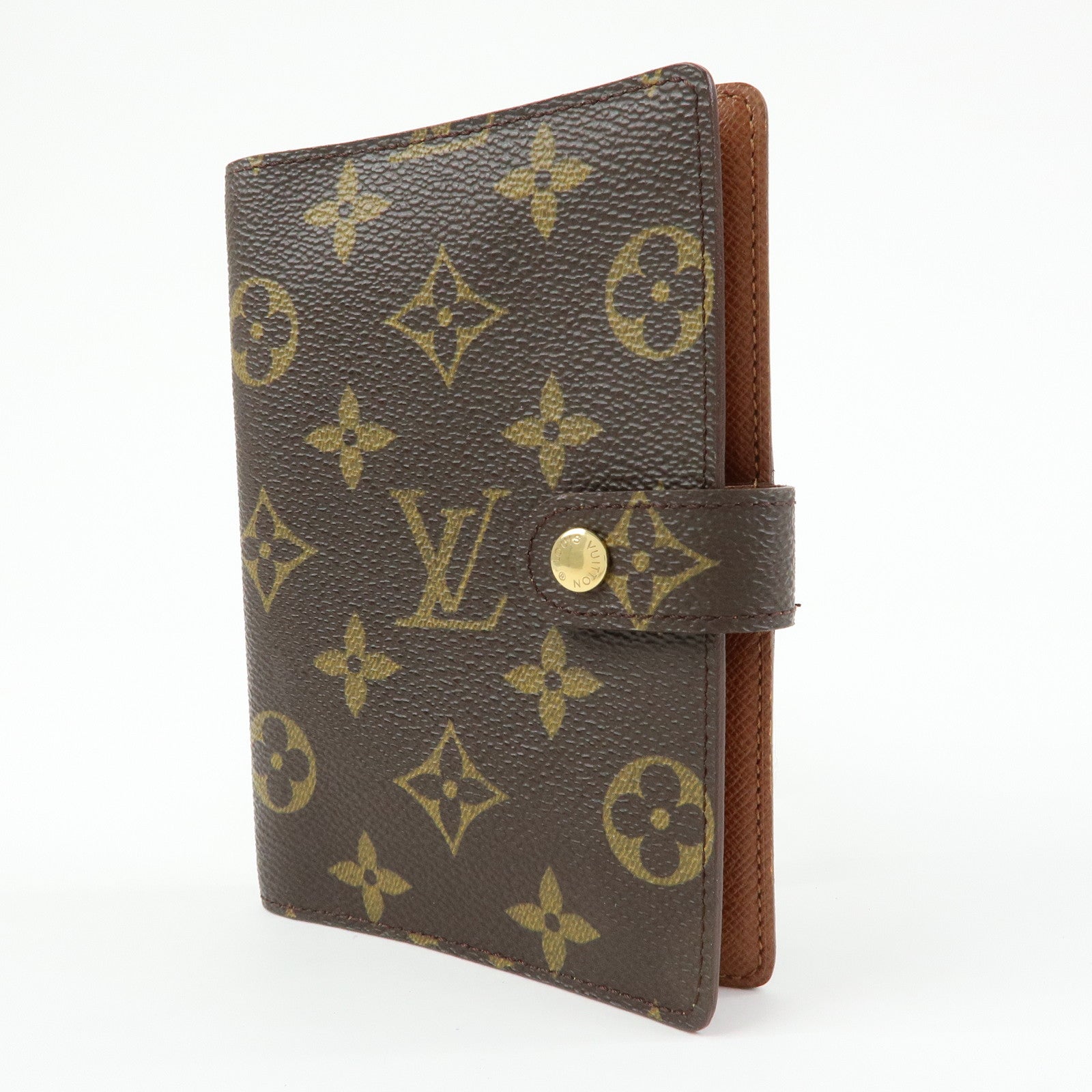 Louis Vuitton Monogram Agenda PM Planner Cover Brown R20005