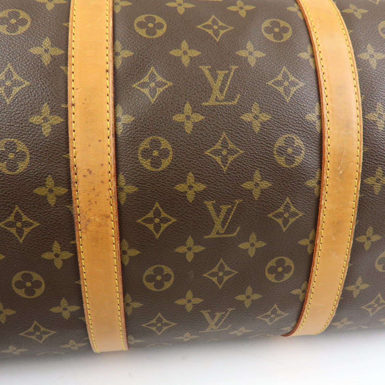 Louis Vuitton Monogram Keep All Bandouliere 60 Boston Bag M41412