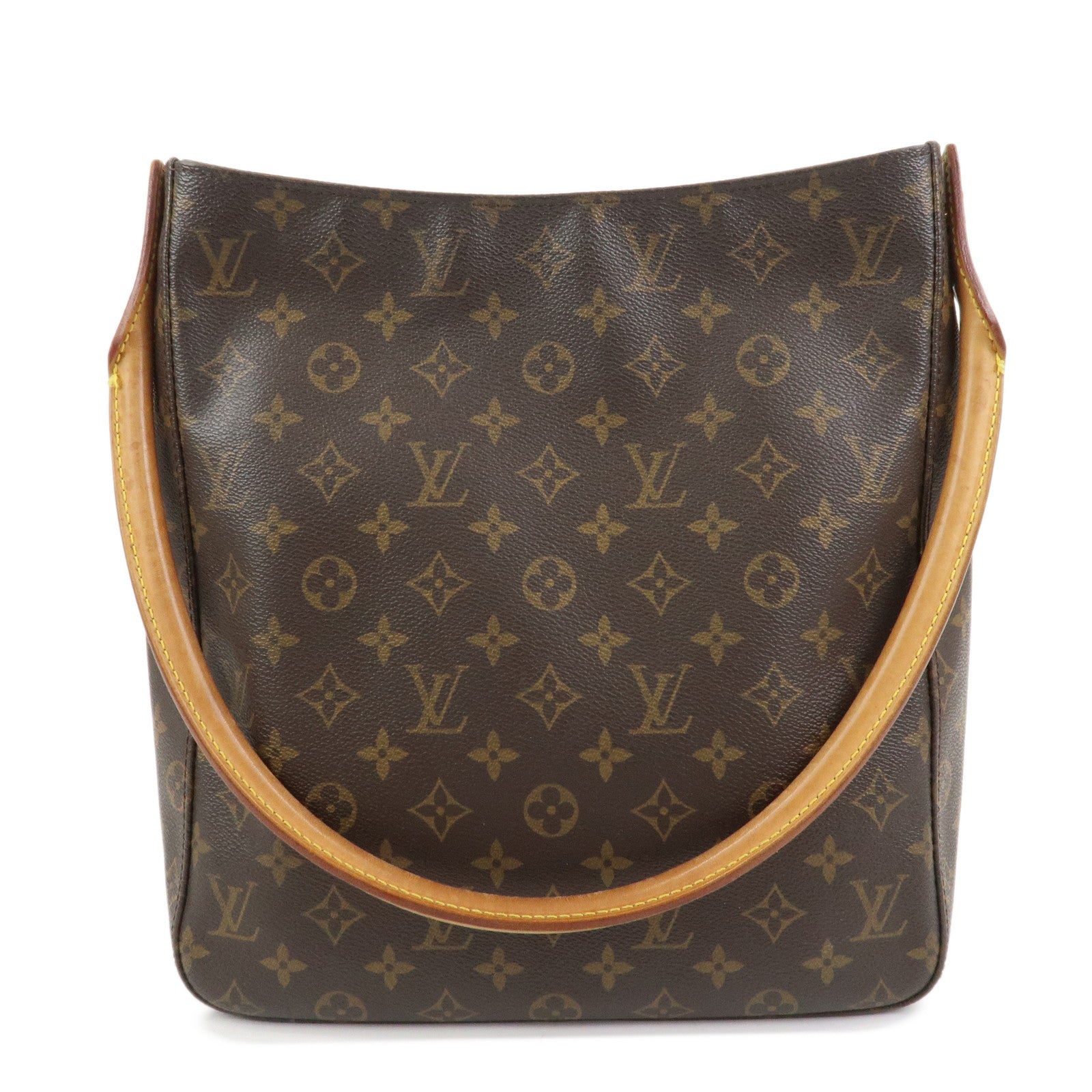 Louis Vuitton Monogram Looping GM Shoulder Bag Brown M51145