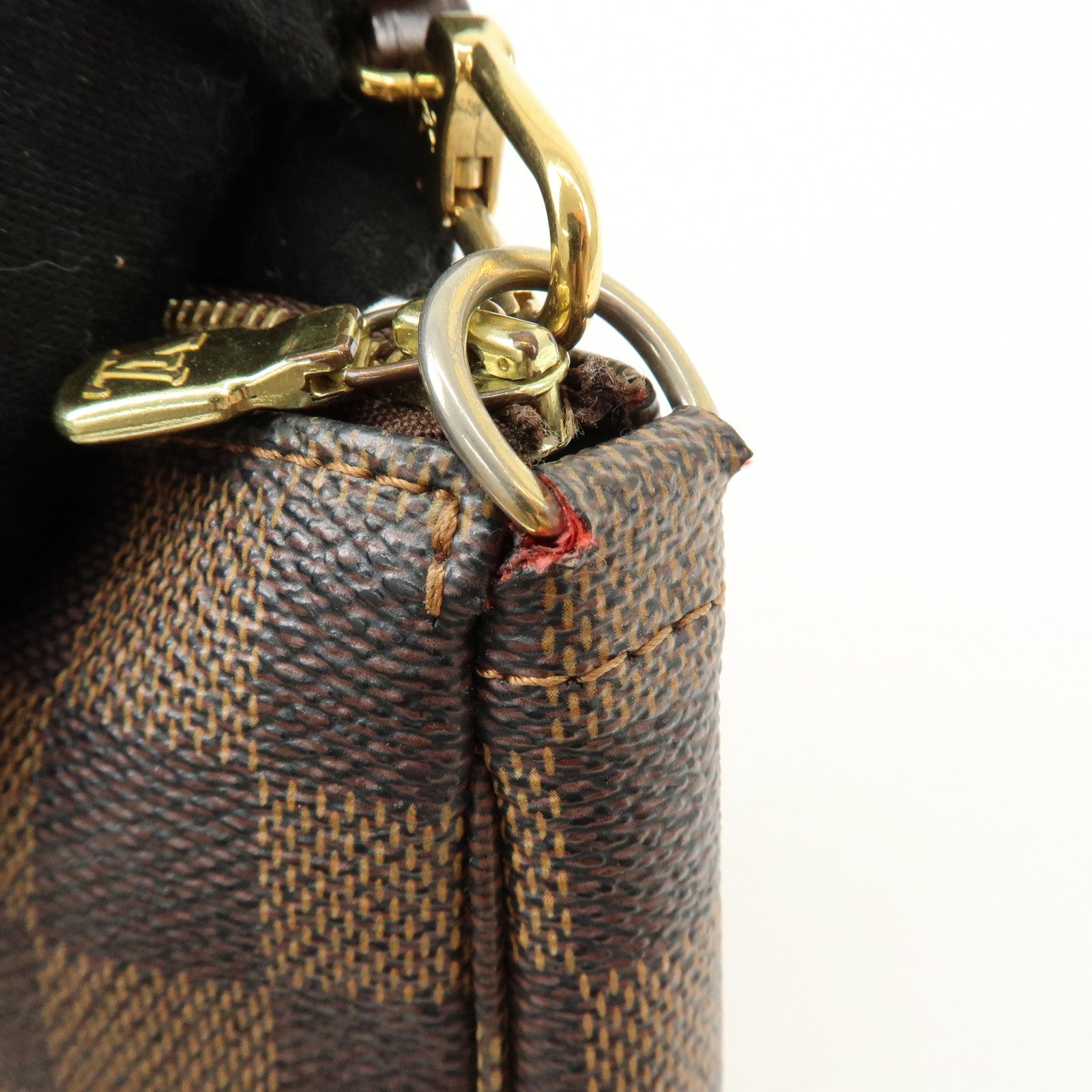 Louis Vuitton Damier Ebene Pochette Accessoires Hand Bag N51985