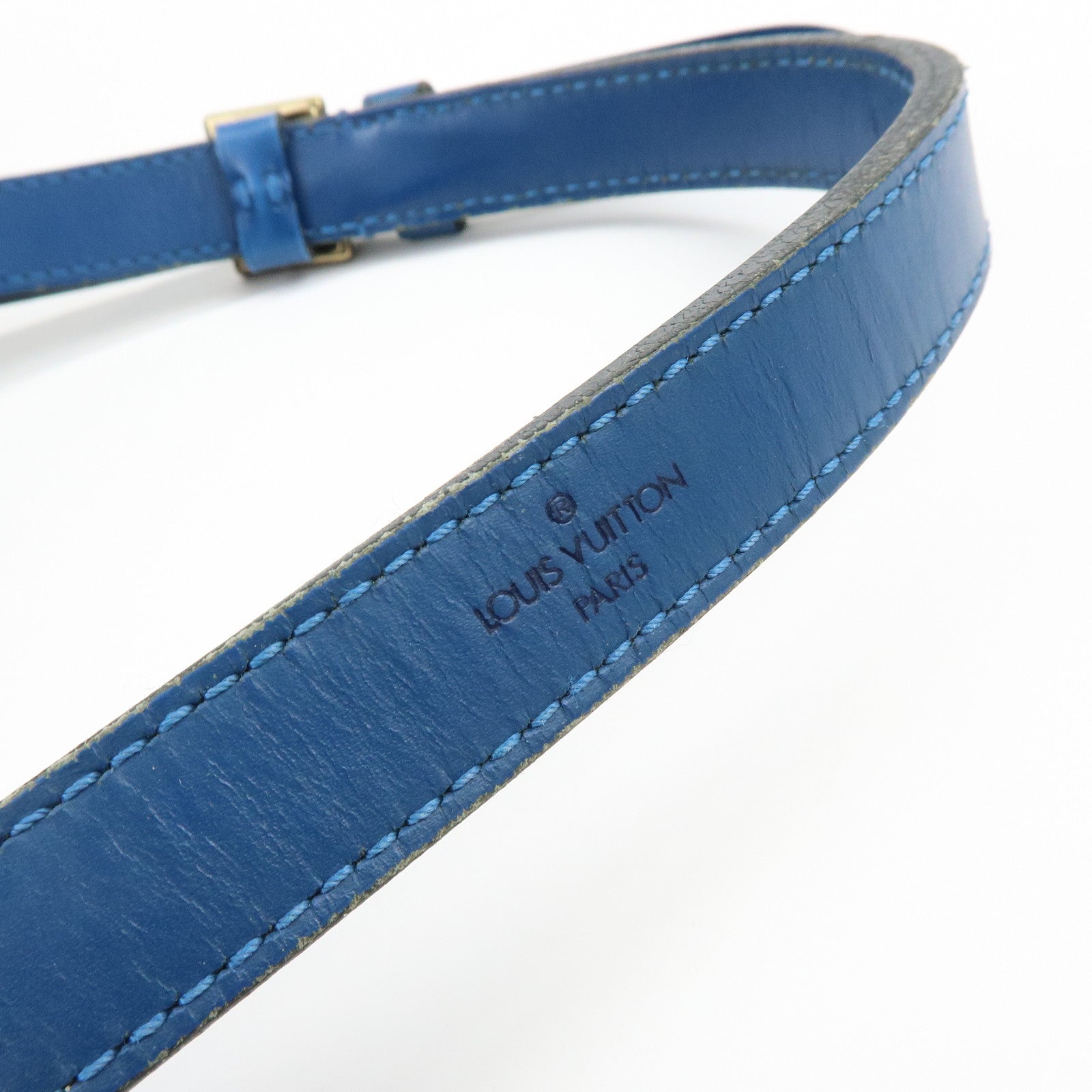 Louis Vuitton Epi Petit Noe Shoulder Hand Bag Toledo Blue M44105