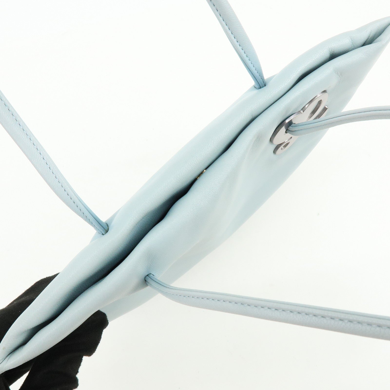 LOEWE Nappa Leather Hand Bag Mini Tote Bag Light Blue