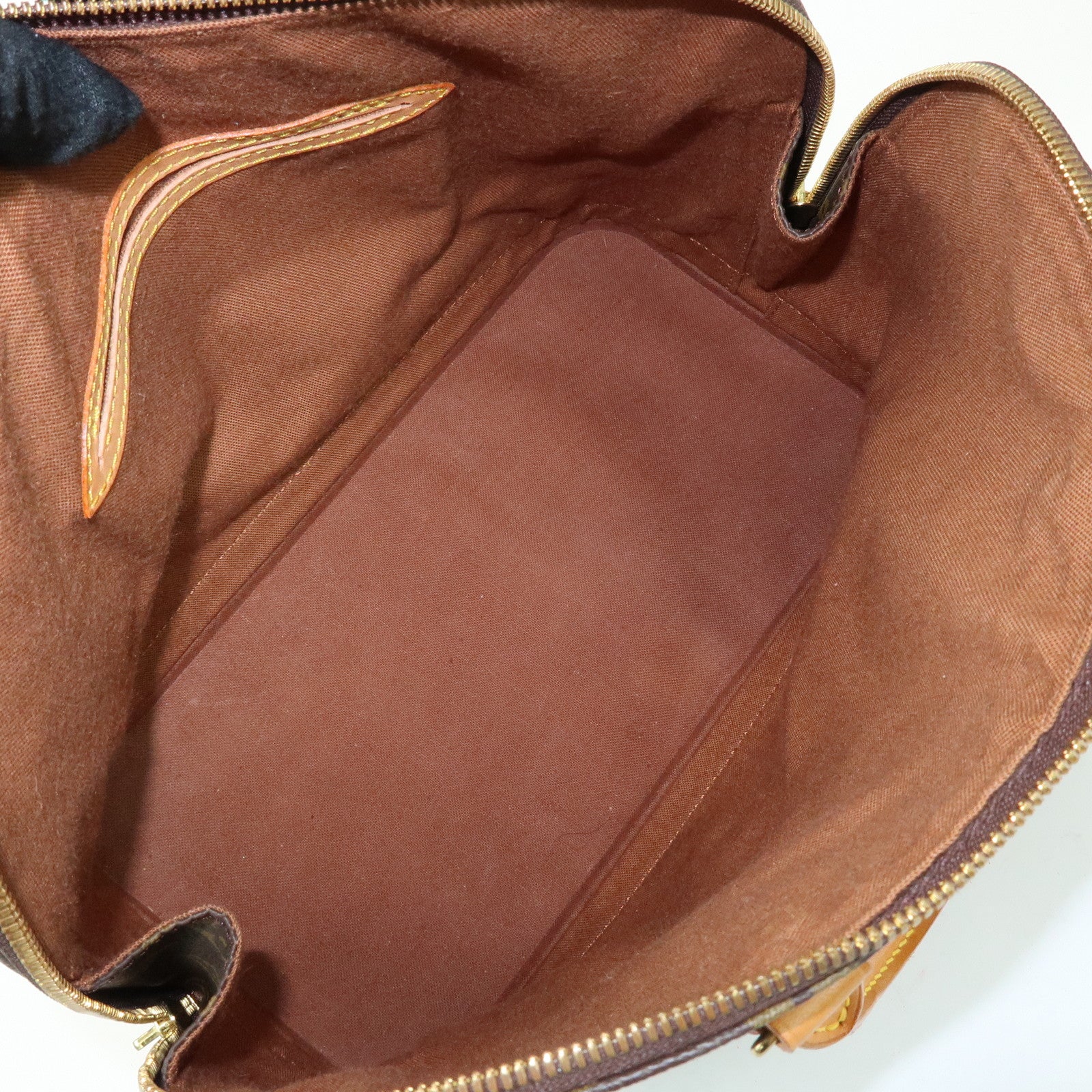 Louis Vuitton Monogram Alma PM Canvas Leather Hand Bag Brown M51130