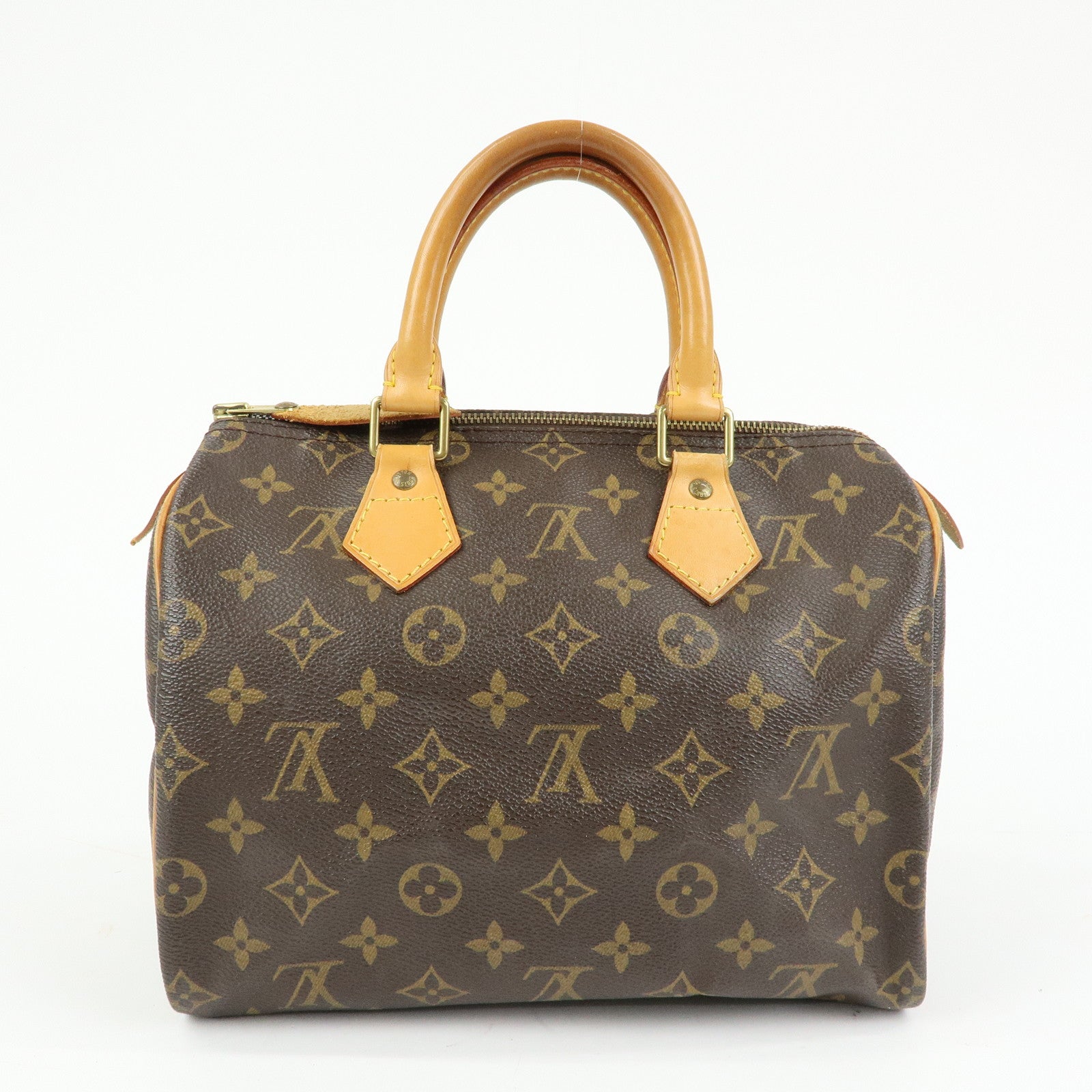 Louis Vuitton Monogram Speedy 25 Boston Bag Hand Bag Brown M41528
