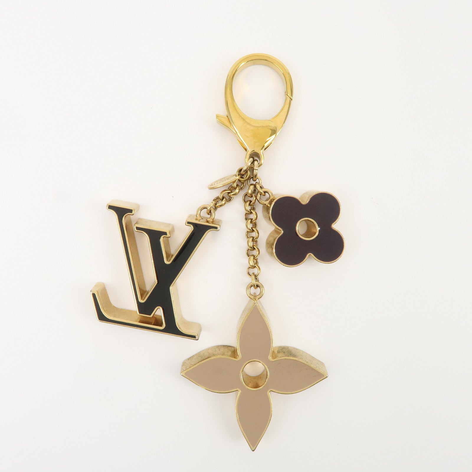 Louis Vuitton Fleur de Monogram Key Chain Bag Charm M67119