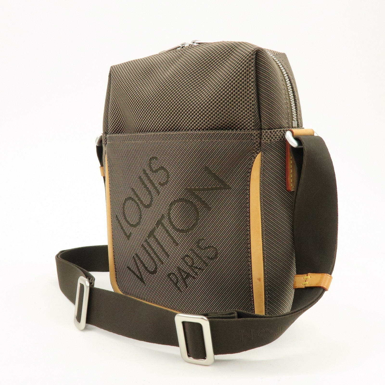 Louis Vuitton Damier Geant Citadin Shoulder Bag Terre M93040