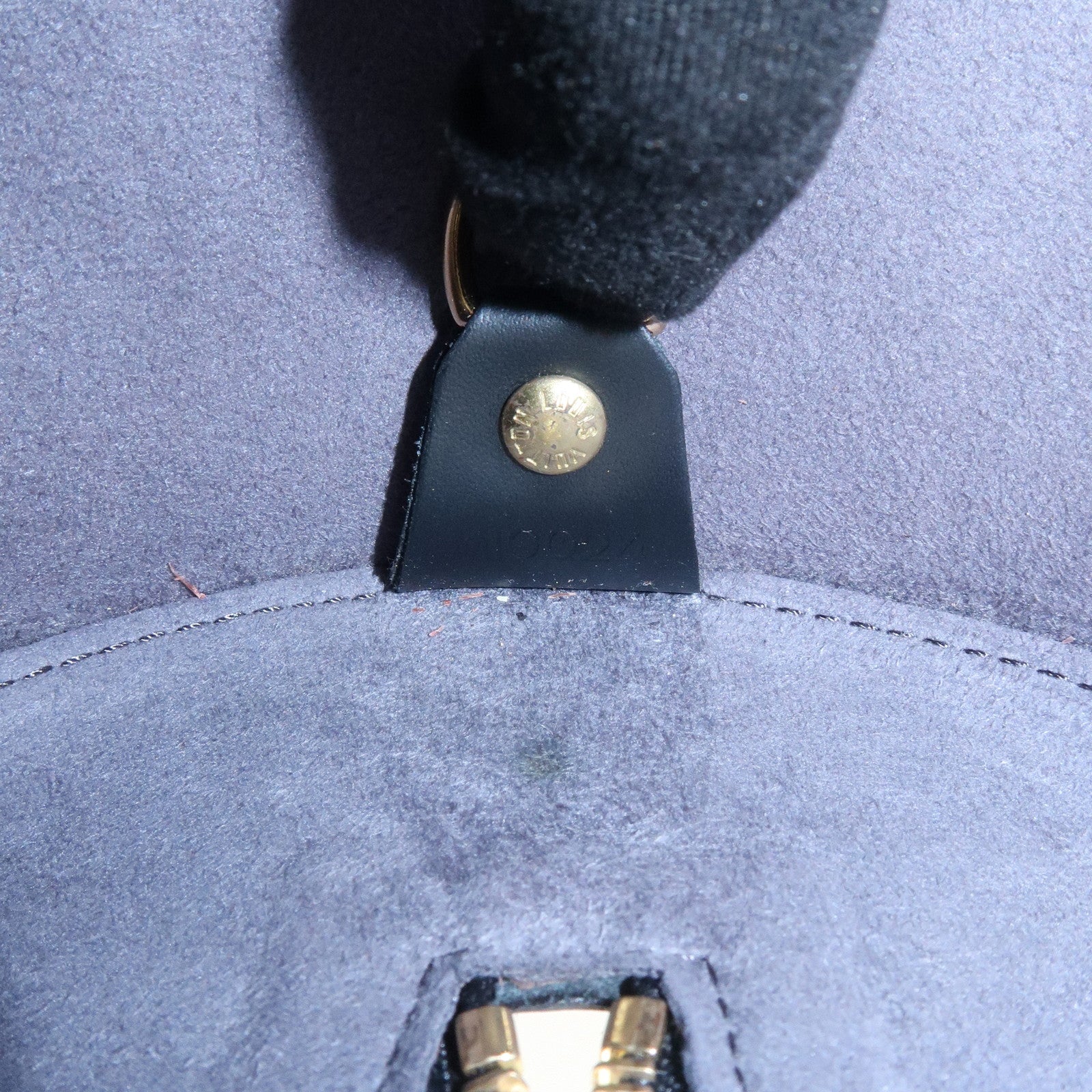 Louis Vuitton Epi Soufflot Hand Bag Shoulder Bag Noir M52862