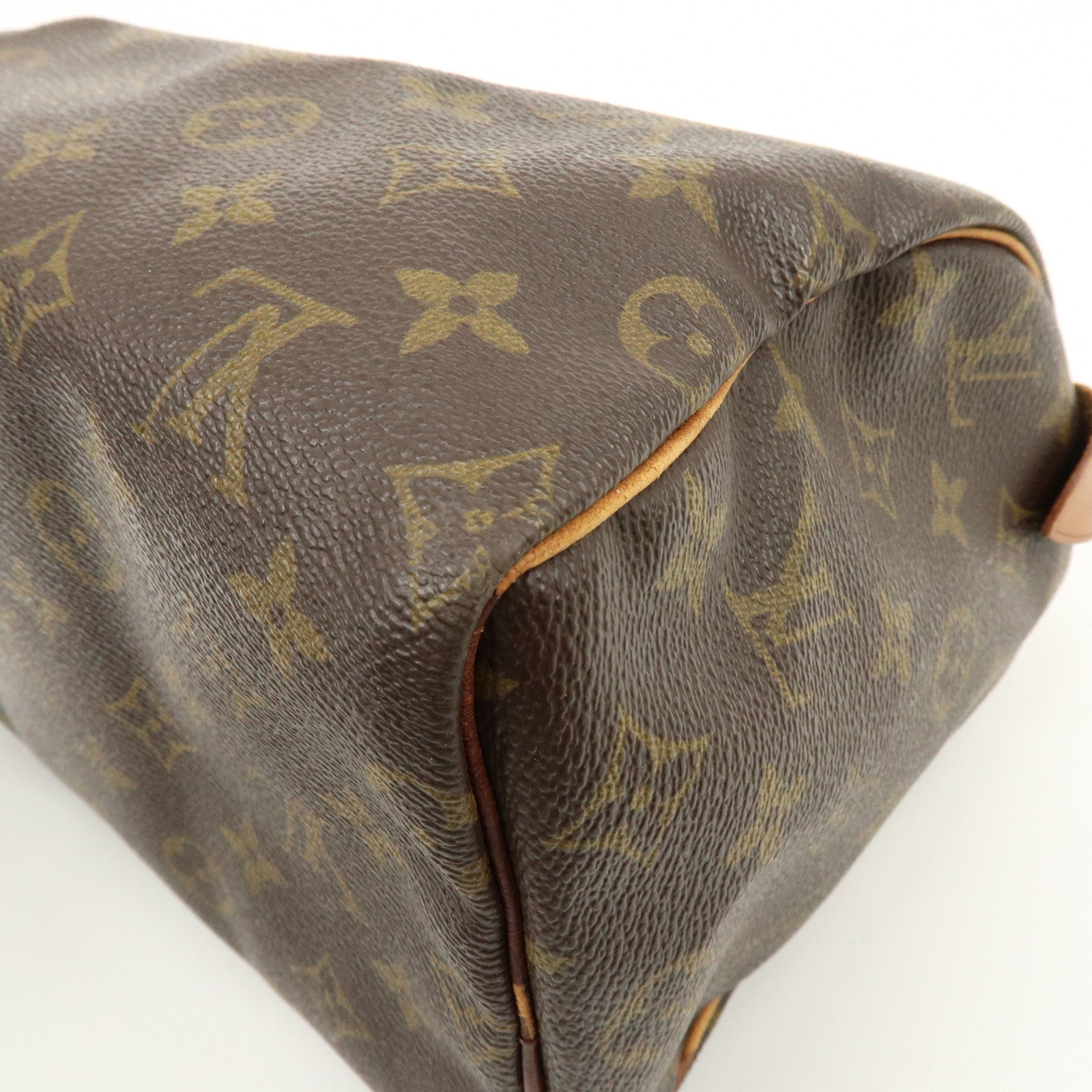 Louis Vuitton Monogram Speedy 25 Boston Bag Hand Bag Brown M41528