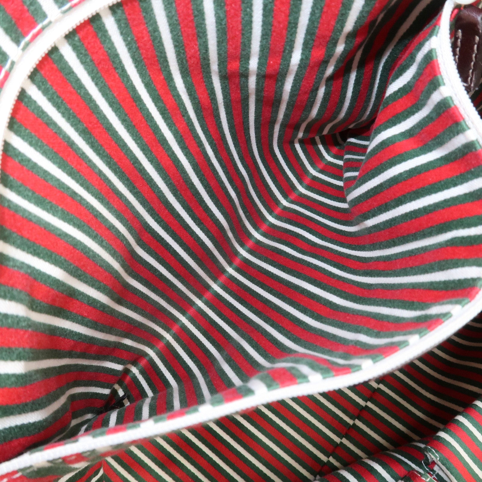 GUCCI Abbey Interlocking G GG Canvas Leather Tote Bag Brown 169945 Used