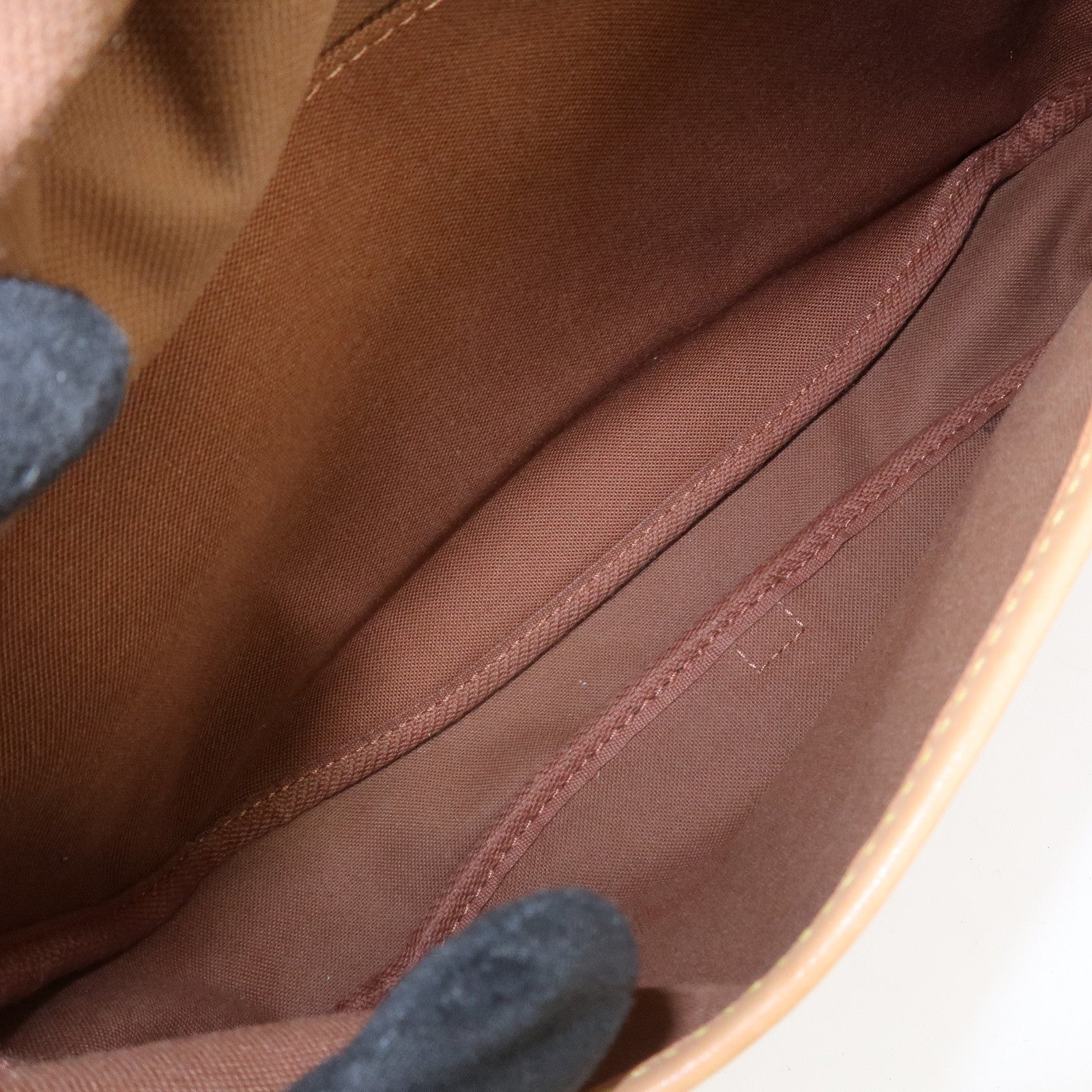 Louis Vuitton Monogram Saumur 30 Shoulder Bag Brown M42256