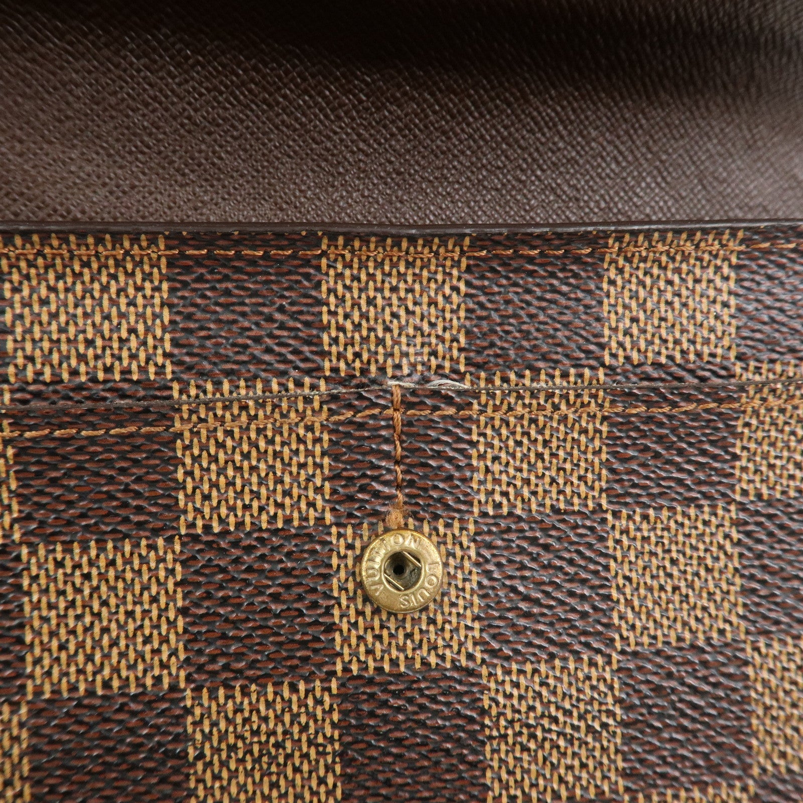 Louis Vuitton Damier Ebene Portefeuille Sarah Long Wallet N61724