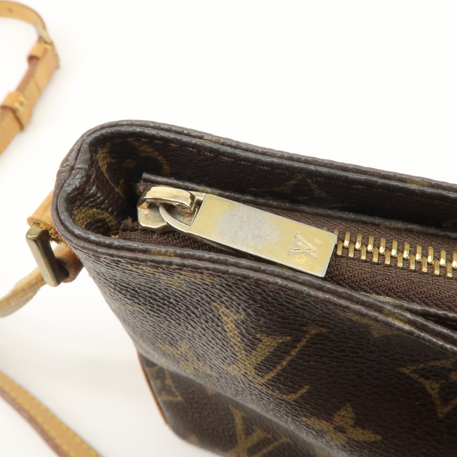 Louis Vuitton Monogram Trotteur Shoulder Bag Brown M51240
