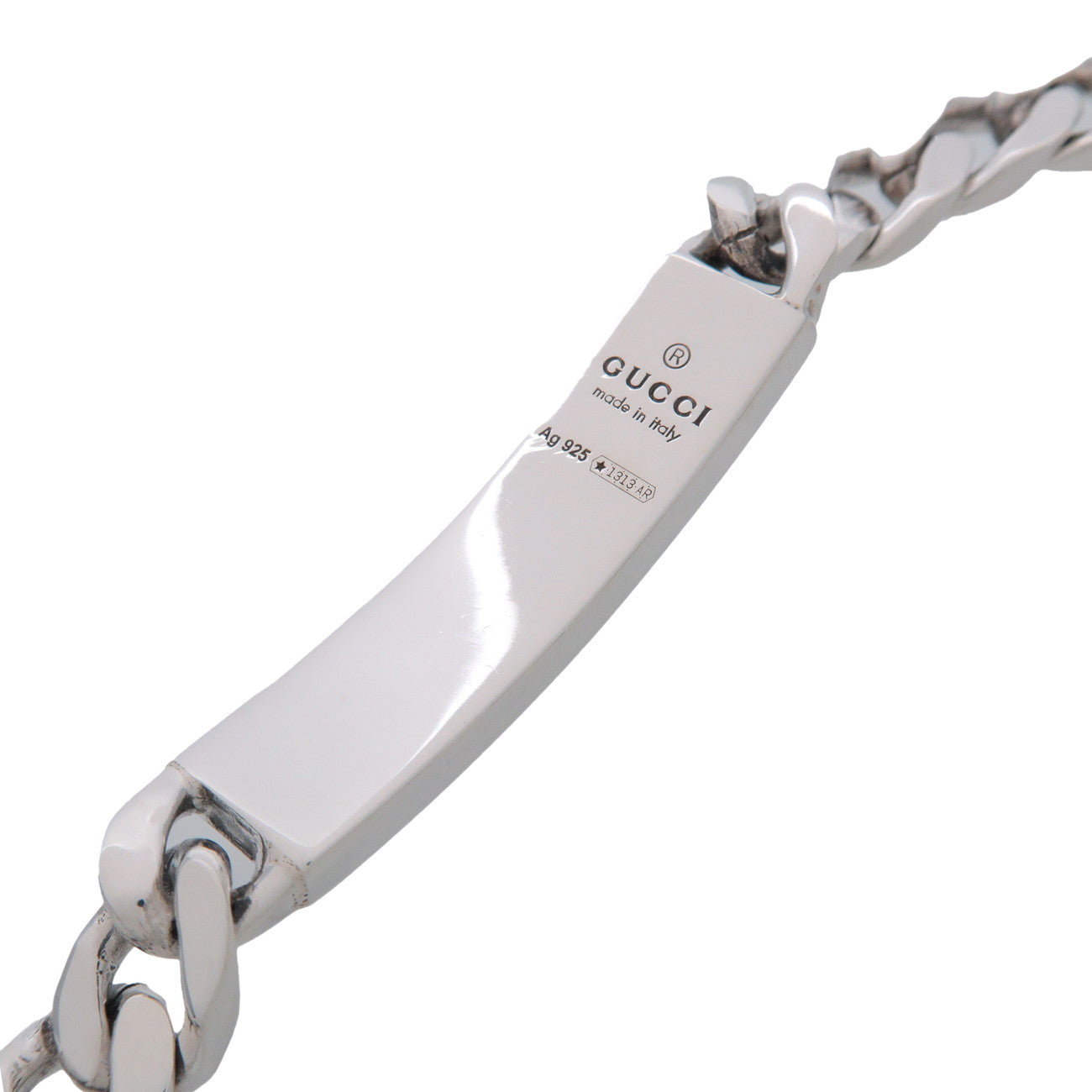 GUCCI Ghost Bracelet Size 18 SV925 Silver