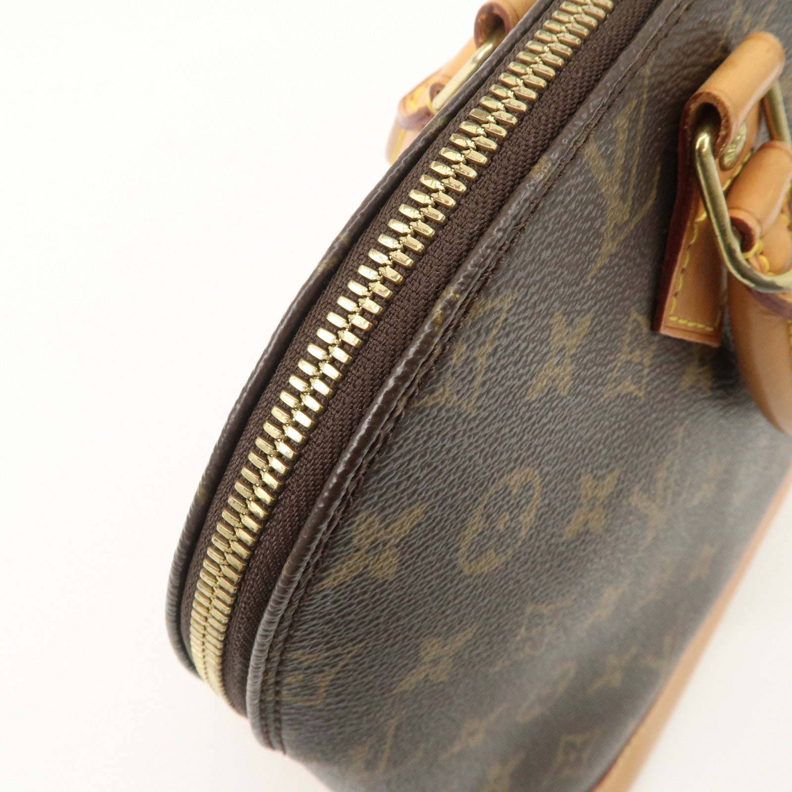 Louis Vuitton Monogram Alma PM Hand Bag Brown M51130 Used