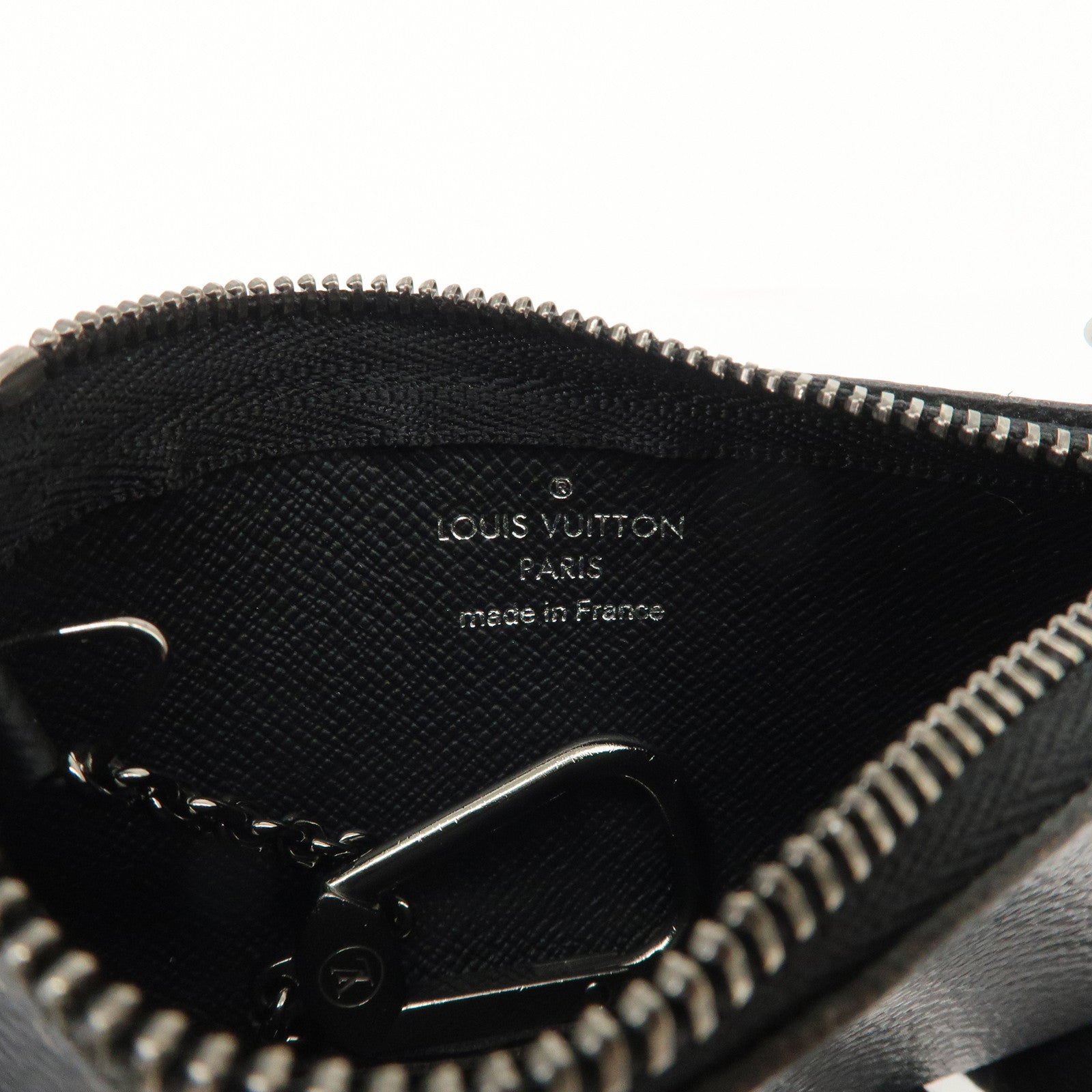 Louis Vuitton Monogram Eclipse Reverse Pochette Cles M80905