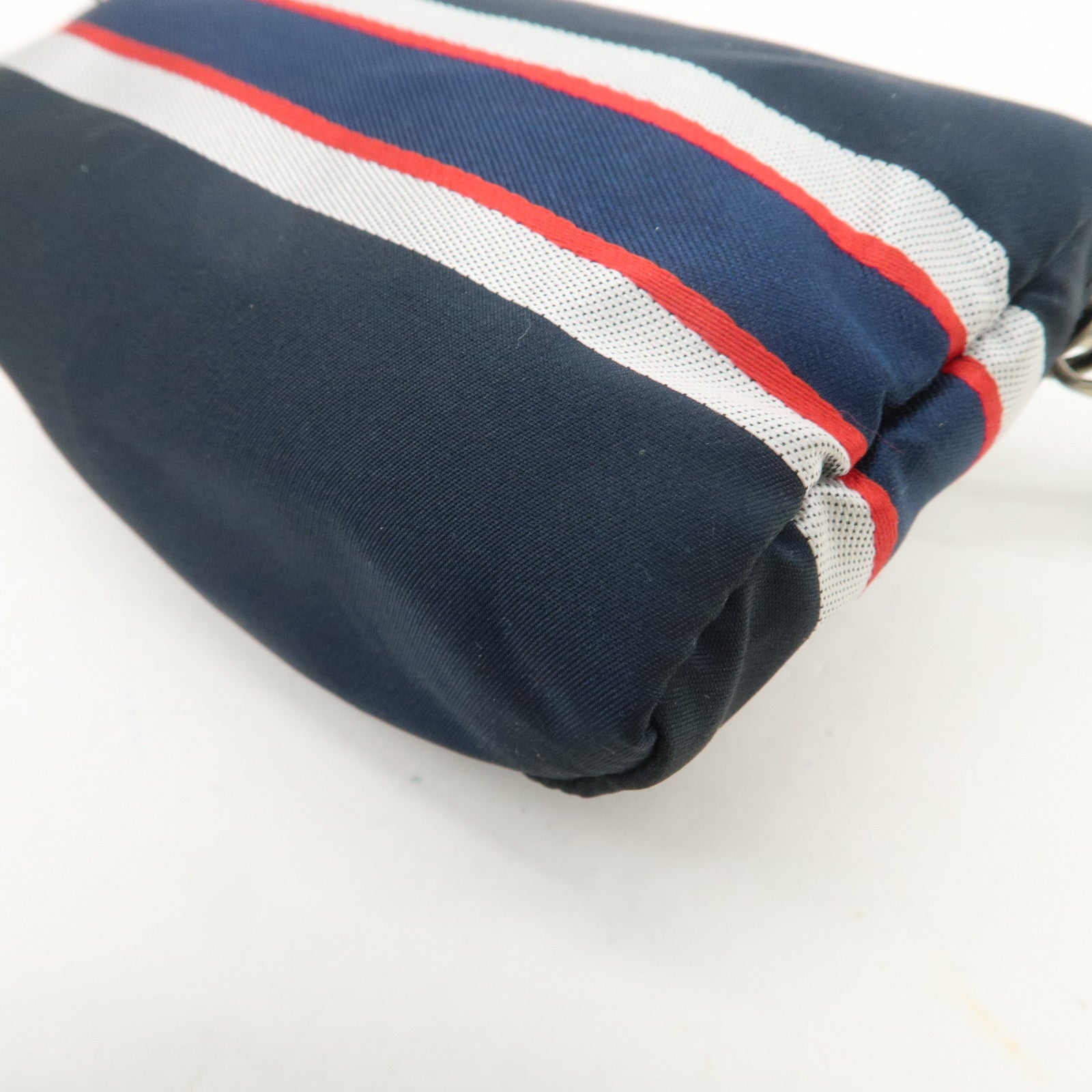 Christian Dior Alps Star Nylon Mini Pouch Navy Silver Red