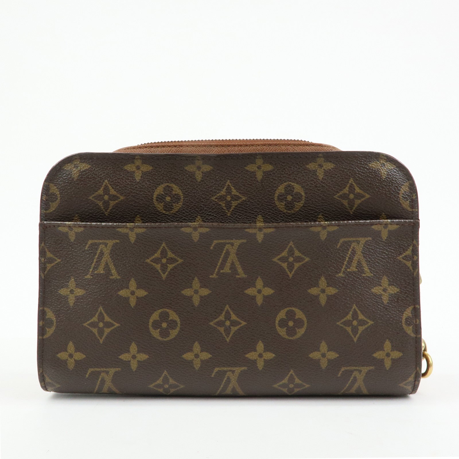Louis Vuitton Monogram Orsay Clutch Bag Pouch Brown M51790