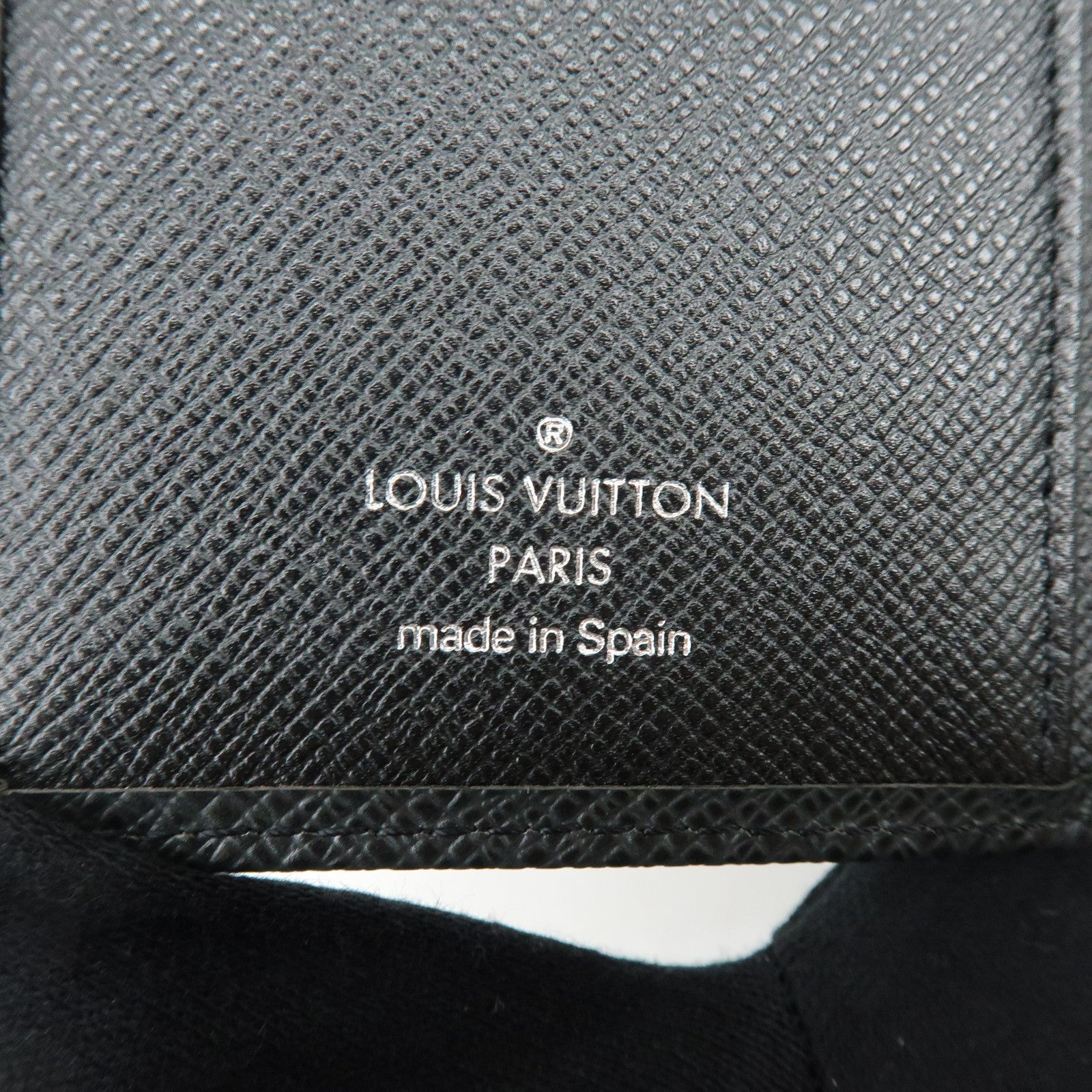 Louis Vuitton Taiga Leather Agenda PM Planner Cover Ardoise R20426