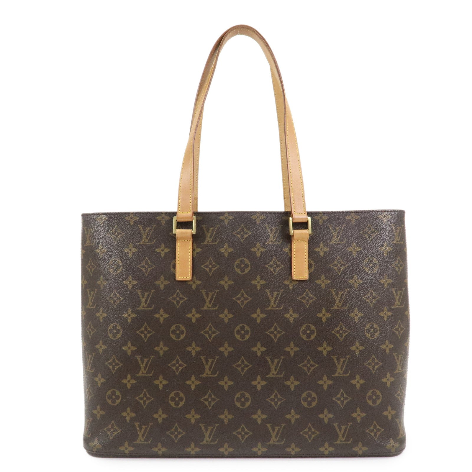 Louis Vuitton Monogram Luco Tote Bag Shoulder Bag Brown M51155