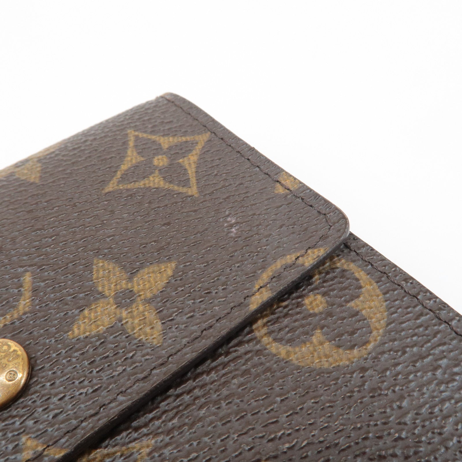 Louis Vuitton Monogram Porte Monnaie Billets Carte Credit M61660 Used
