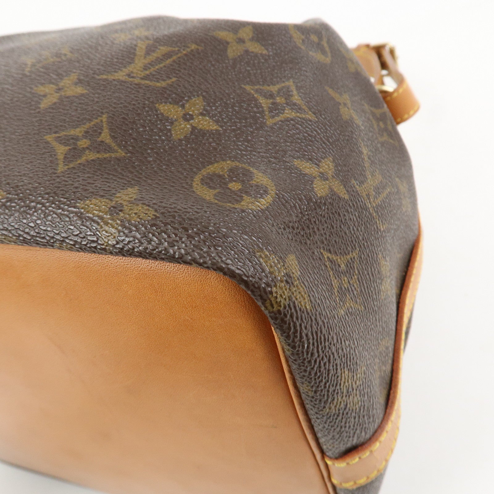Louis Vuitton Monogram Petit Noe Shoulder Bag Brown M42226