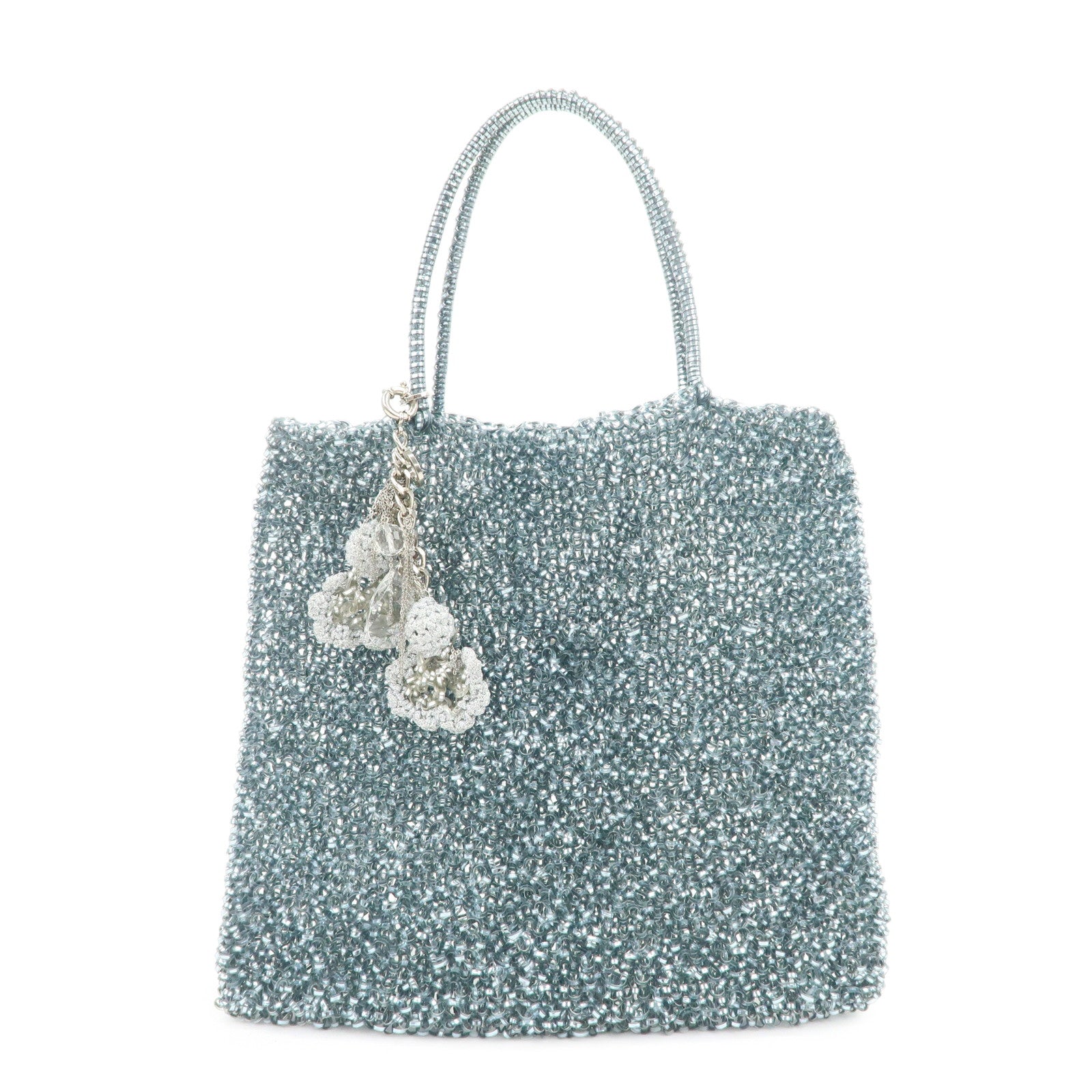 ANTEPRIMA PVC Wire Bag Tote Bag Hand Bag Silver