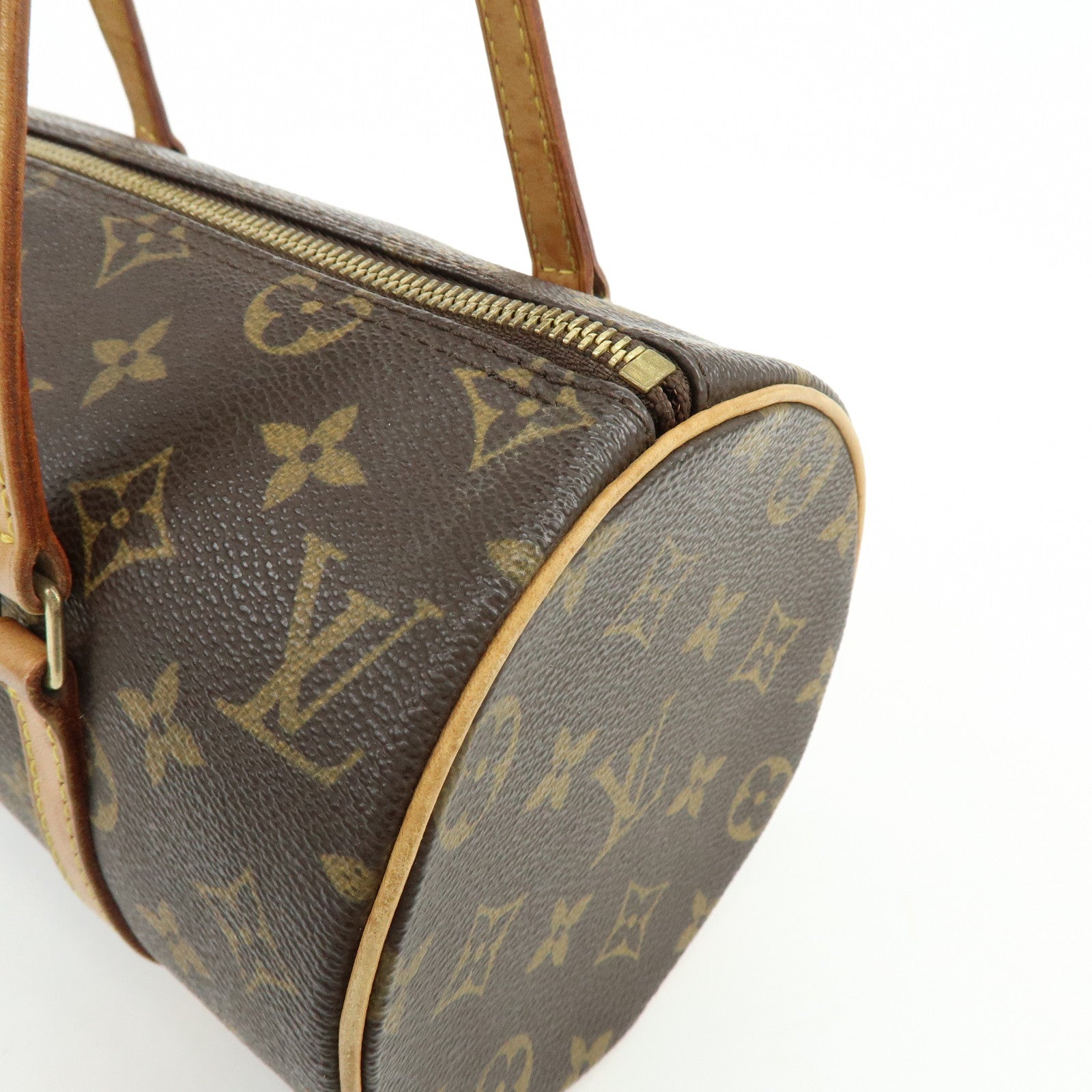 Louis Vuitton Monogram Papillon 26 Hand Bag Brown M51386