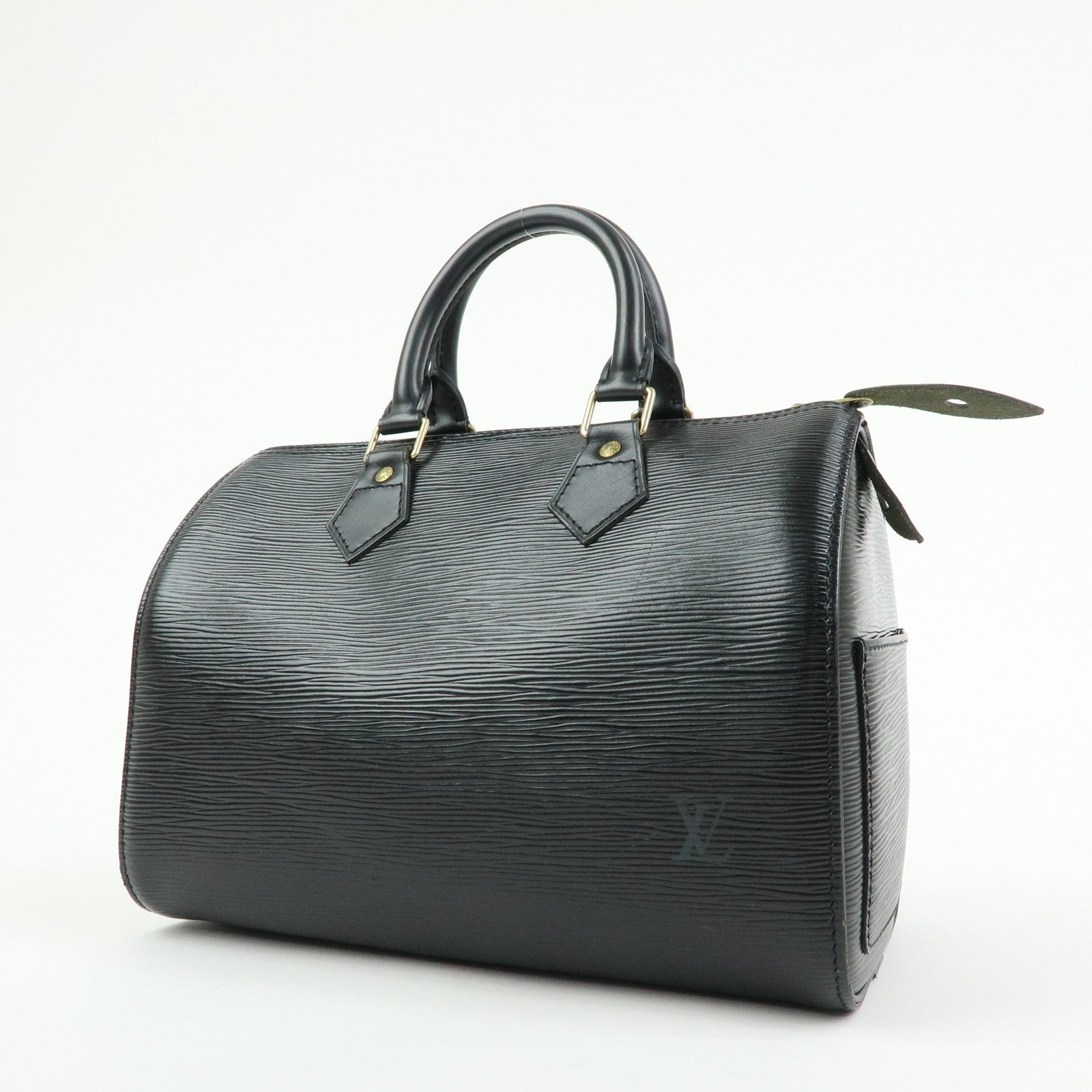 Louis Vuitton Epi Leather Speedy 25 Hand Bag Boston Bag Noir M59032